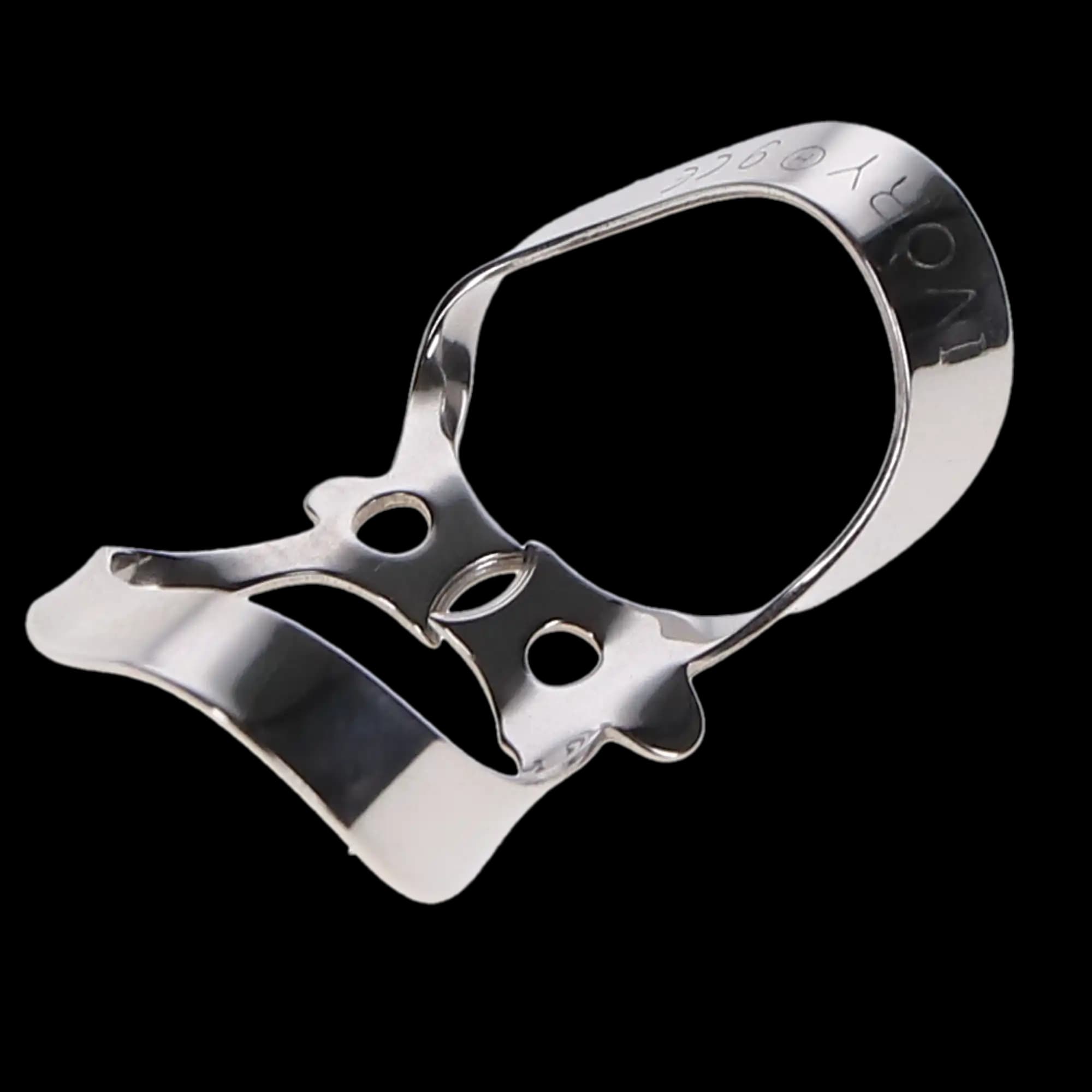 Ivory Rubber Dam Clamp #9, Winged Labial, Stainless Steel, Single Clamp, 50057384 thumbnail 3