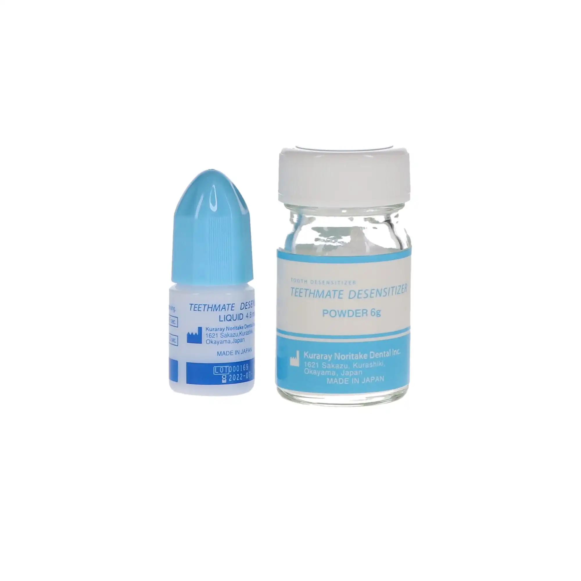 Teethmate Desensitizer Set, Powder 6g & Liquid 4.8ml, Complete Kit with Mixing Dish, Measuring Spoon, 50 Applicator Brushes, 1210KA thumbnail 16