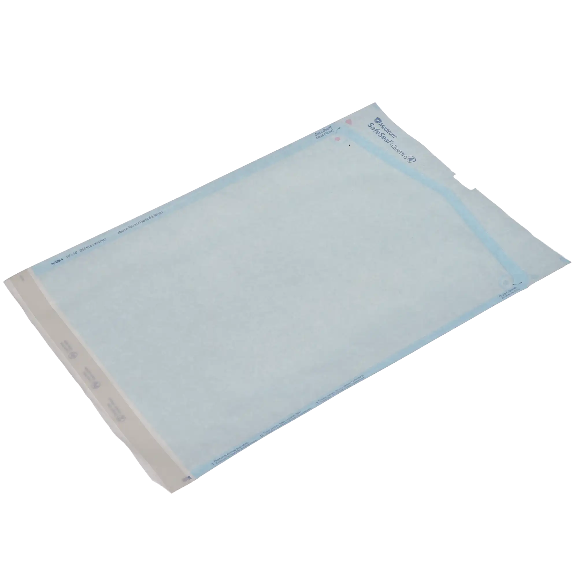 SafeSeal Quattro Self-Sealing Sterilization Pouches, 10" x 14", 200/Box, 88035-4 thumbnail 8