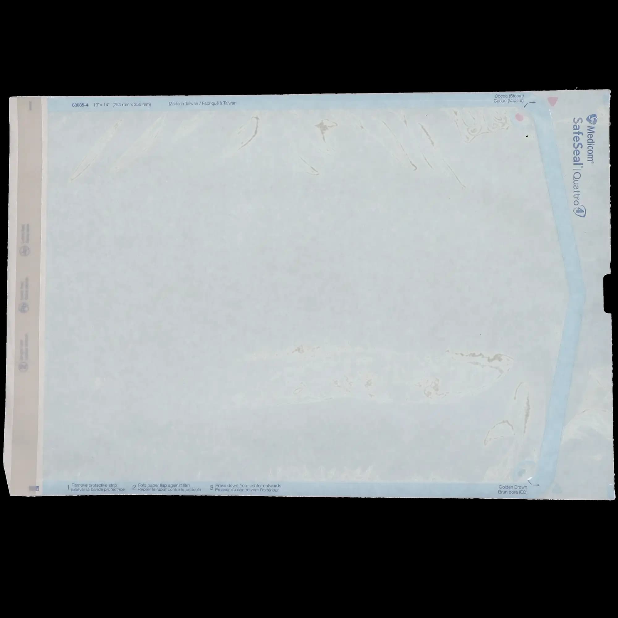 SafeSeal Quattro Self-Sealing Sterilization Pouches, 10" x 14", 200/Box, 88035-4 thumbnail 11