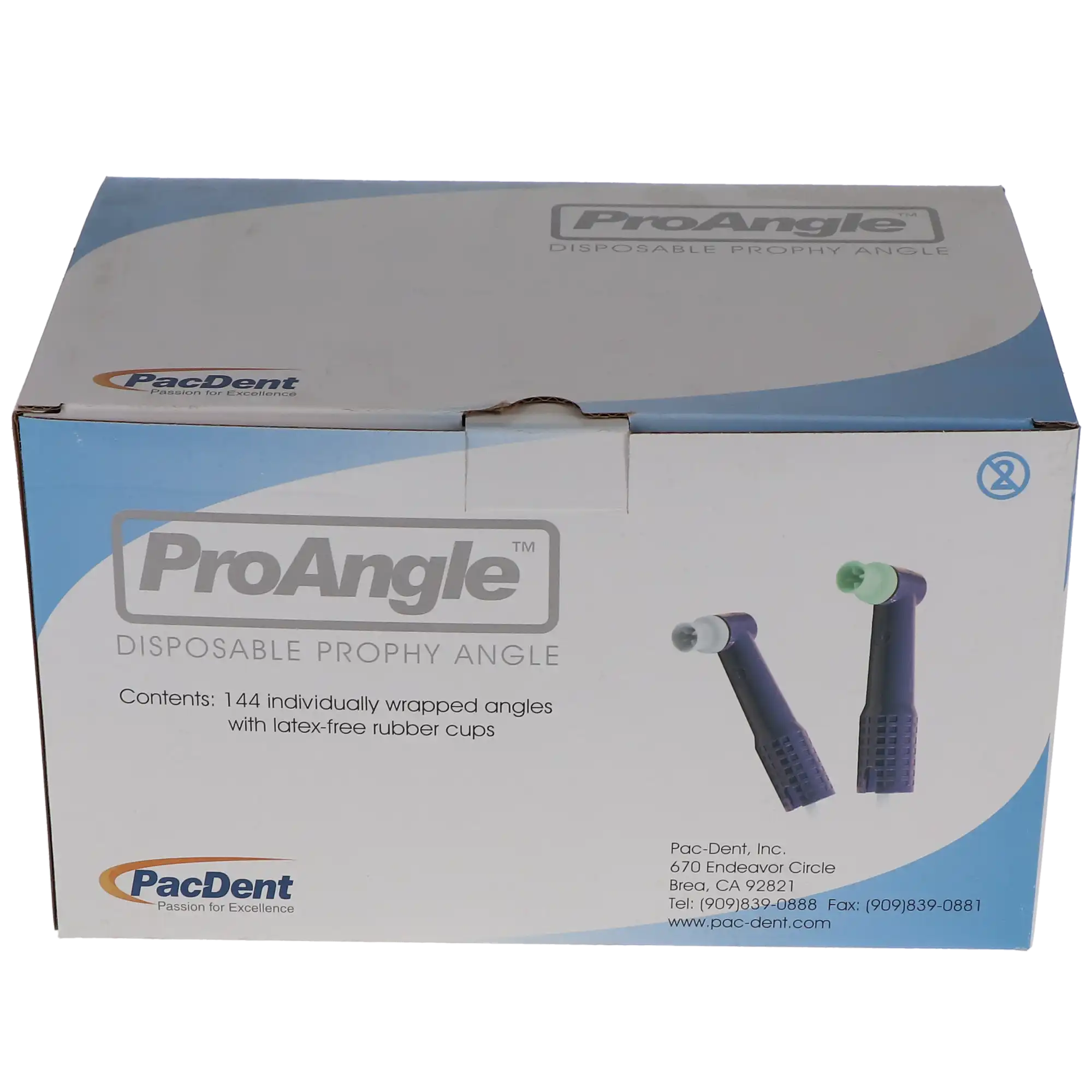 ProAngle Disposable Prophy Angle, Firm White Cup, 90 Degree, Latex-Free, 144/Box, 248-144 thumbnail 8