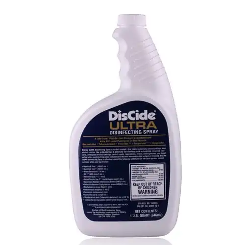 DisCide ULTRA Surface Disinfectant, Hospital-Level, Ready-to-Use, Pleasant Herbal Scent, 32 oz Bottle, 3565Q thumbnail 3