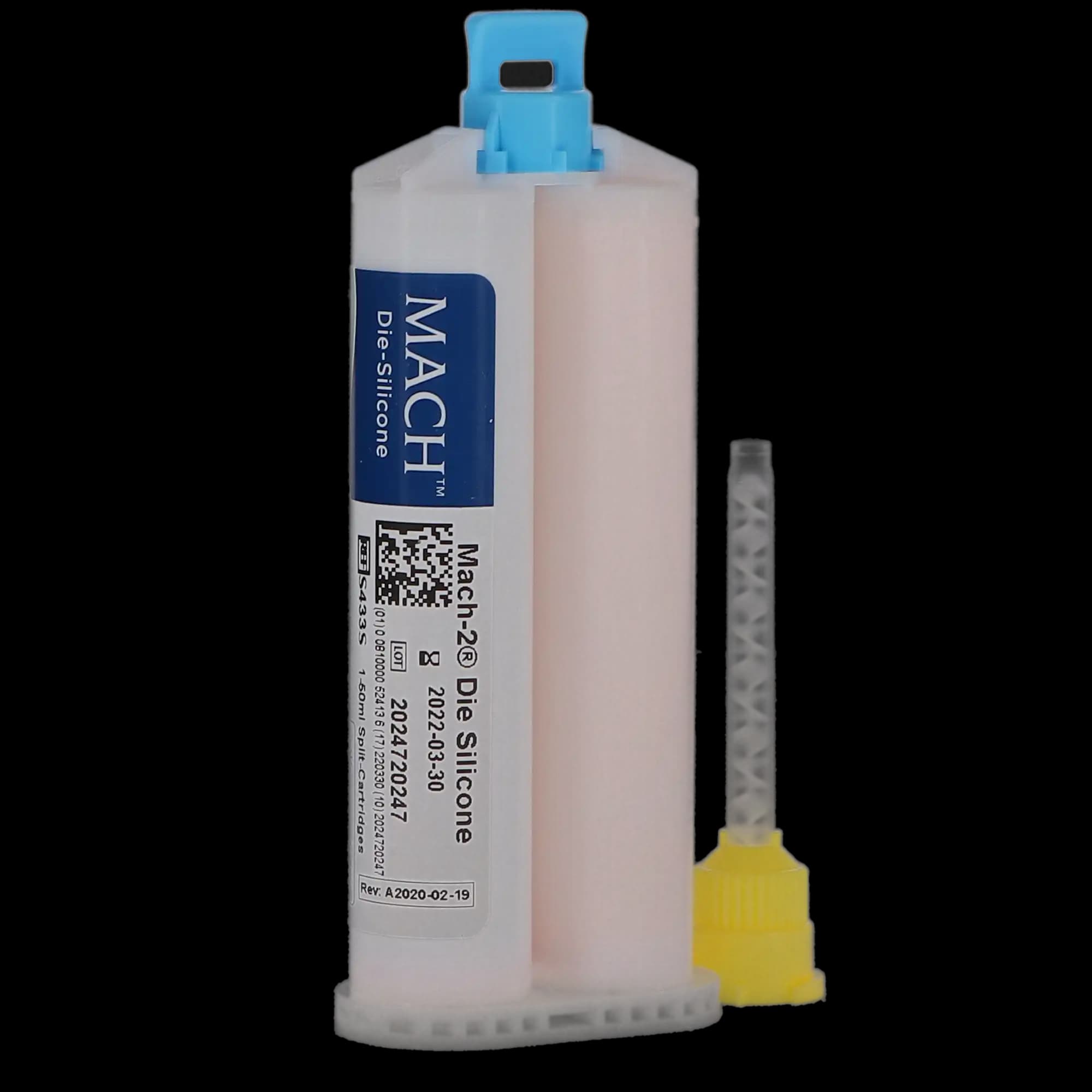 Mach-2 VPS Die-Silicone Impression Material, Super Fast Set, 50 ml Automix Cartridge Refill Kit, 2/Pk, S433S thumbnail 3