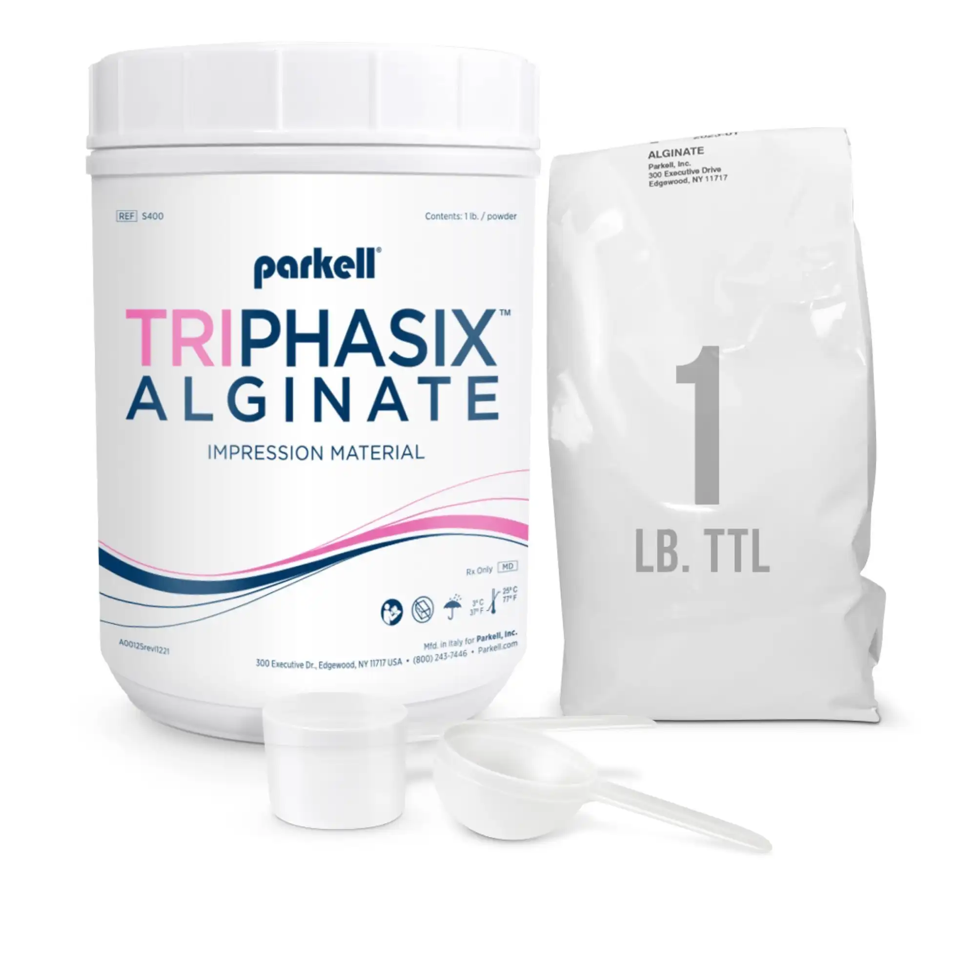 TriPhasix Chromatic Alginate, French Vanilla, 1 lb Canister with Scoop, S400 thumbnail 2