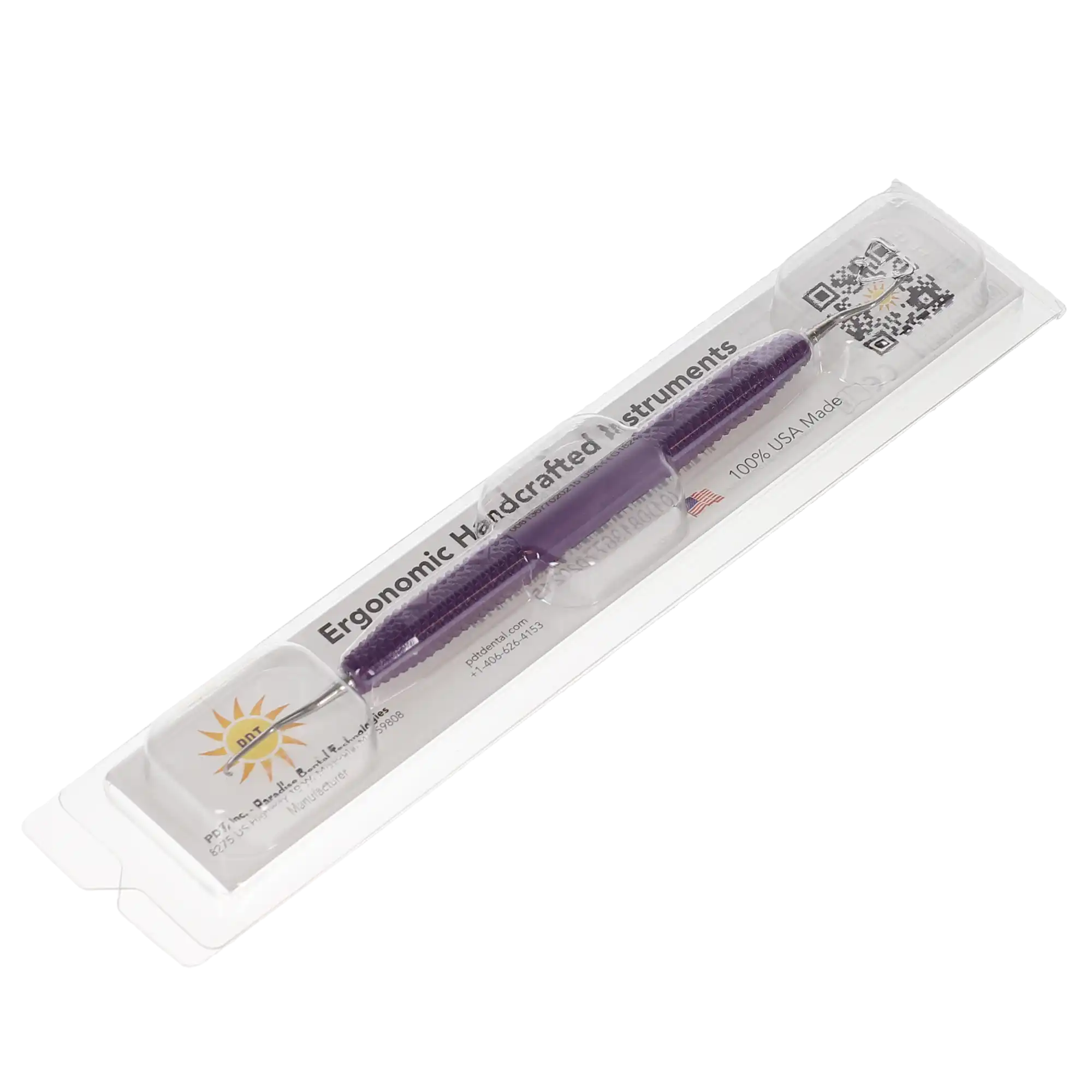 PDT Amazing Gracey 1-2 Curette, Double-Ended, Passionate Purple Resin Handle, 6.5", R016 thumbnail 4