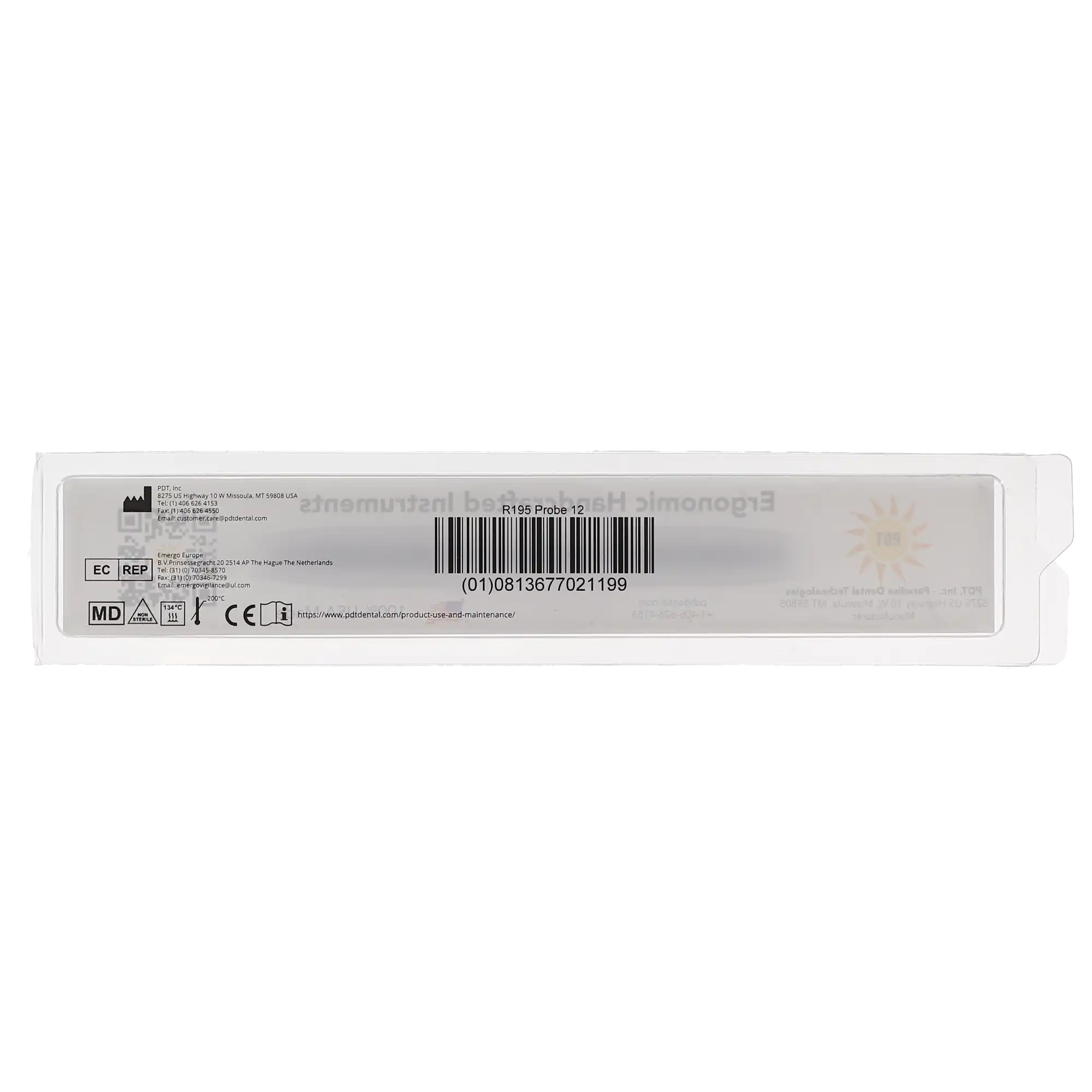 PDT Cruise Line #12 Probe (3-6-9-12mm), Single-End, Pacific Blue Resin Handle, R195 thumbnail 5