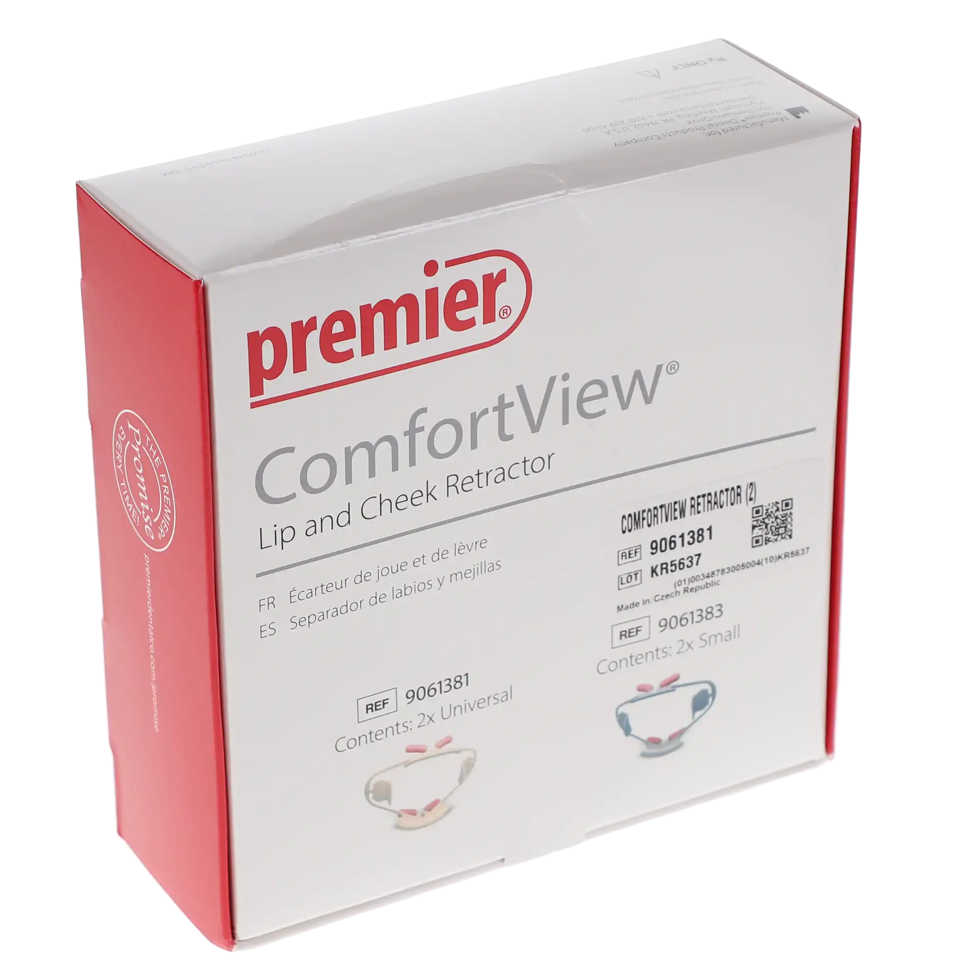 ComfortView Lip & Cheek Retractor, Universal, White, 2/Box, 9061381 thumbnail 5