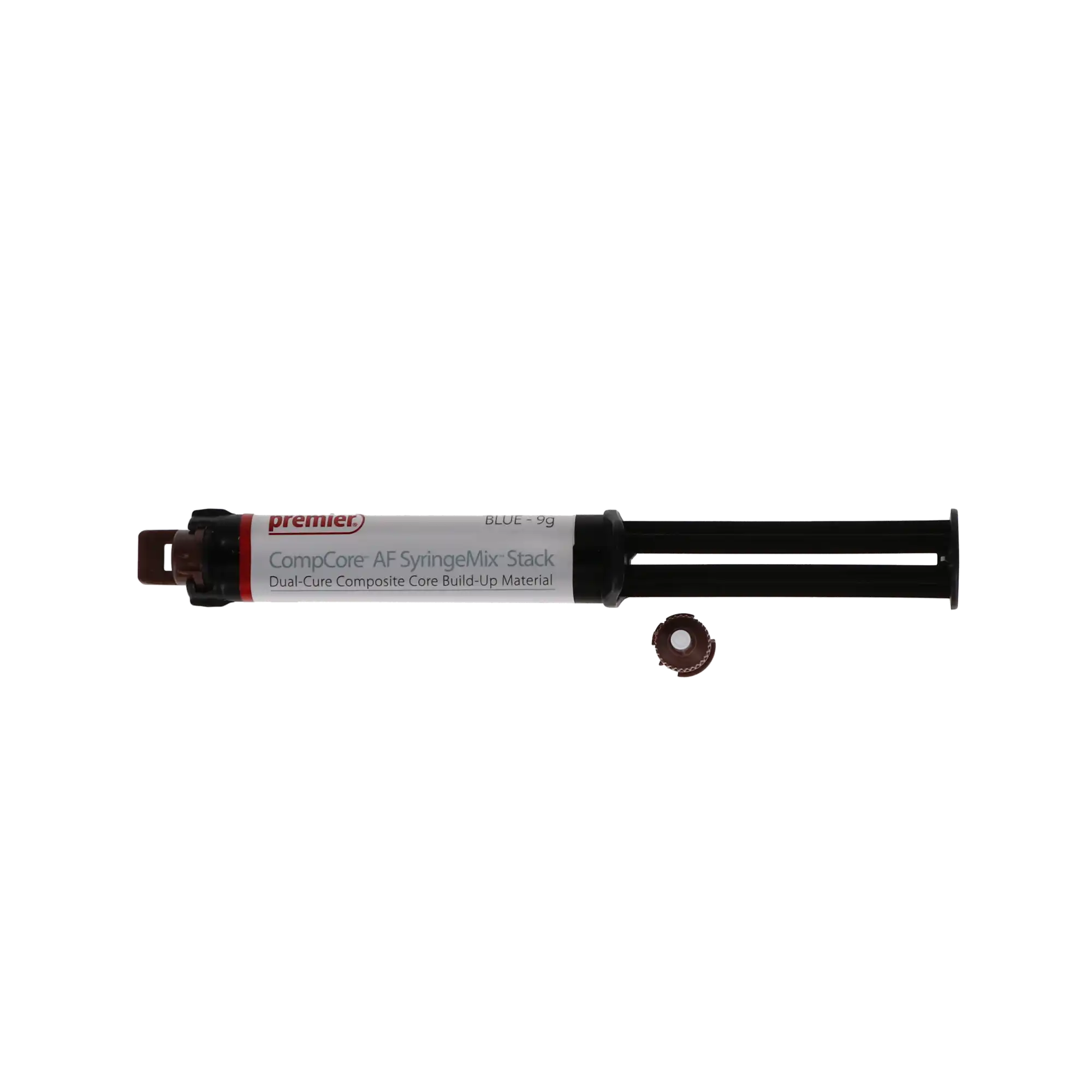 CompCore AF SyringeMix STACK Core Build-Up Material, Dual-Cure, Blue, Intro Kit, 2 x 9 g Syringes, 3001514 thumbnail 15
