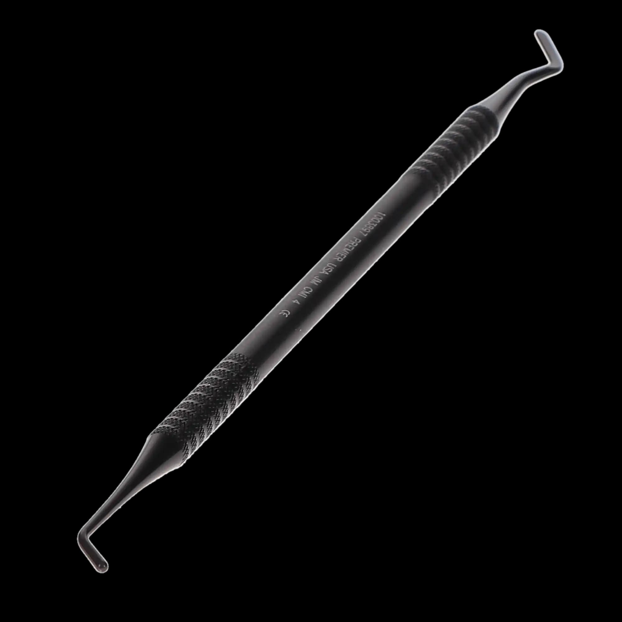 Premier CMI-4 Composite Manipulation Instrument, Double-Ended, Black Anodized Aluminum, Round Handle, 1.8 mm Tip, 1003897 thumbnail 2