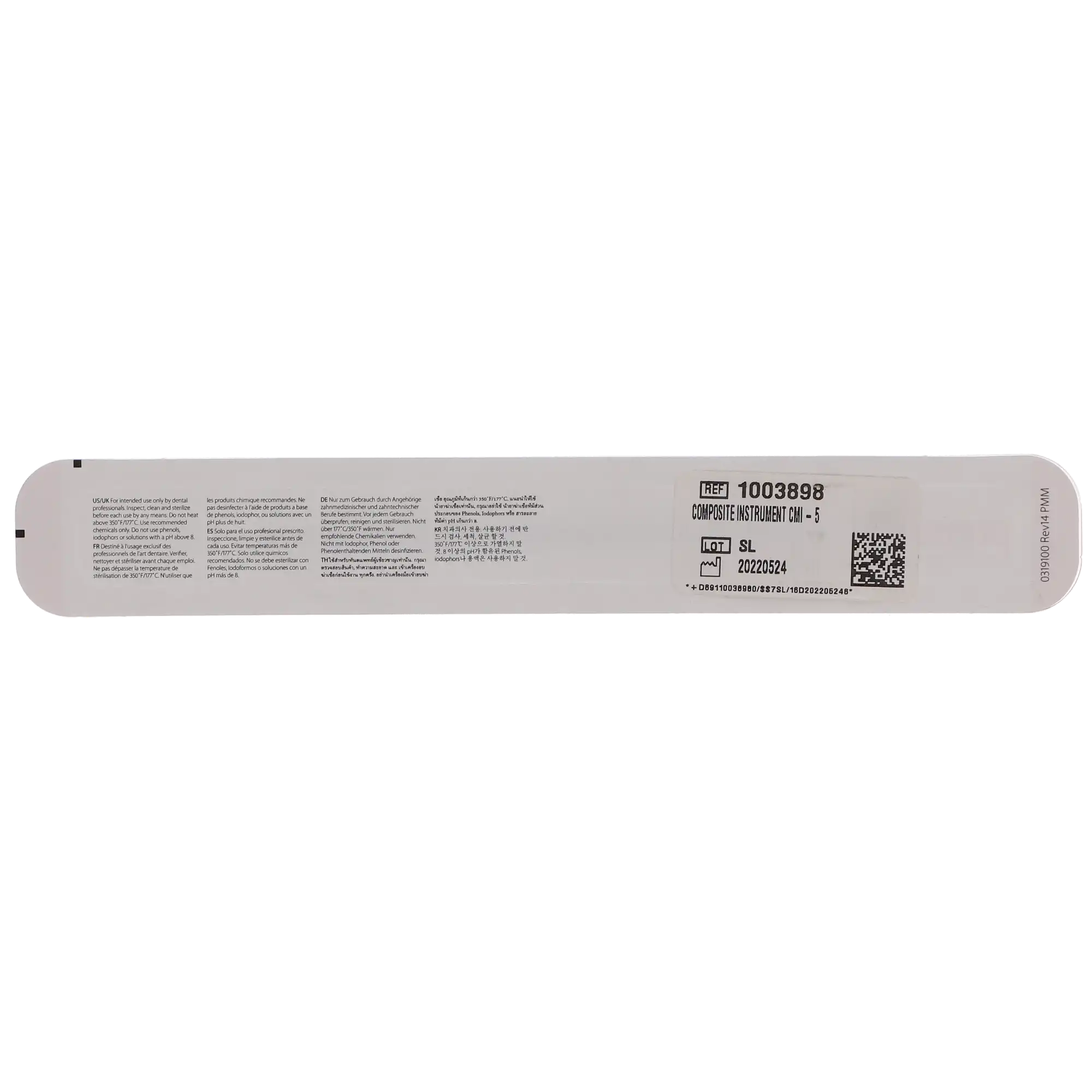 Premier Composite Manipulation Instrument CMI-5, Double-Ended, Black Anodized Aluminum, #5, 1/Pk, 1003898 thumbnail 9