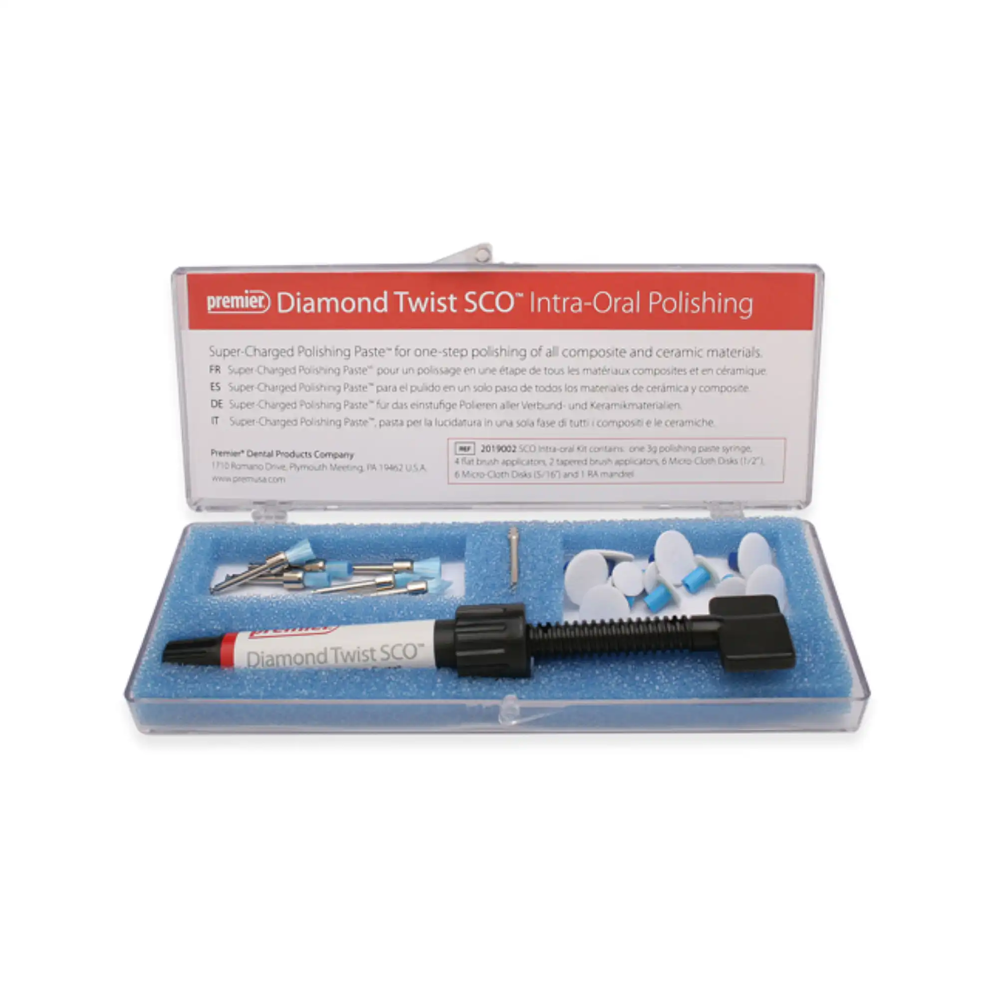 Diamond Twist SCO Intra-Oral Polishing Paste, Mint Flavored, 3 g Syringe, 1/Pk, 2019003 thumbnail 7
