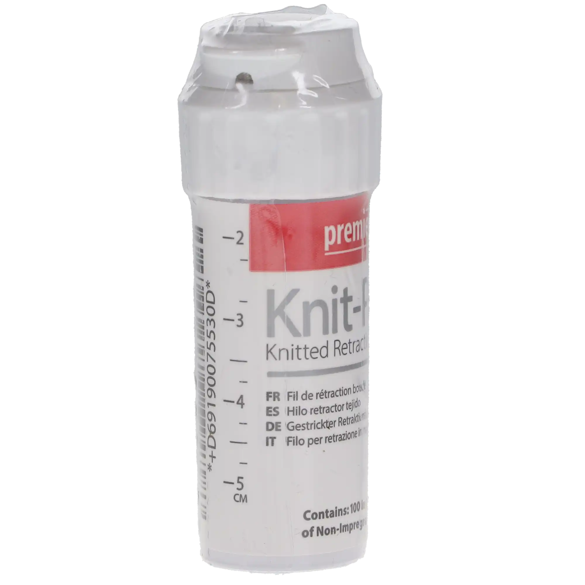 Knit-Pak Knitted Retraction Cord, Plain (Non-Impregnated), Size #0, Purple, 100", 1/Pk, 9007553 thumbnail 2