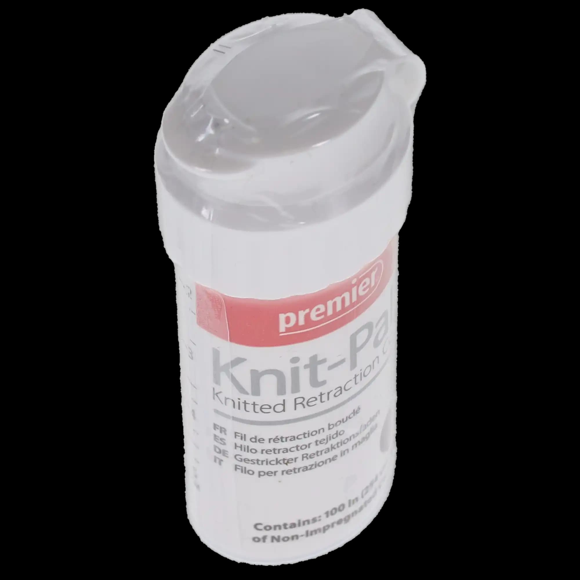 Knit-Pak Knitted Retraction Cord, Plain (Non-Impregnated), Size #0, Purple, 100", 1/Pk, 9007553 thumbnail 5