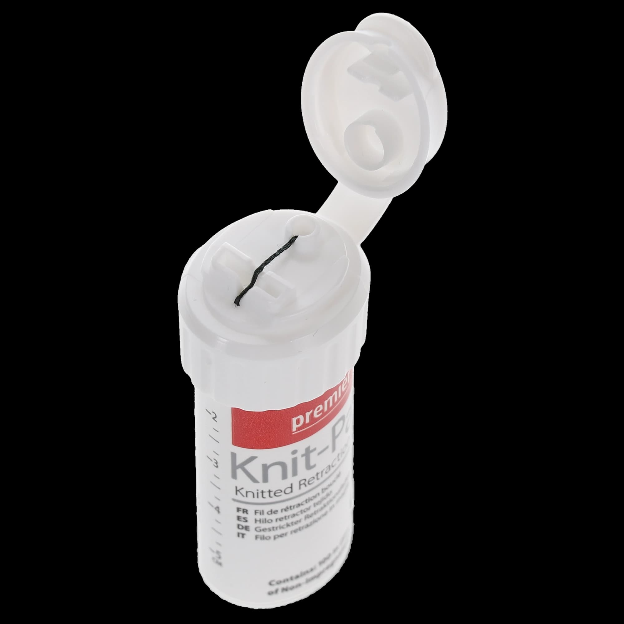 Knit-Pak Knitted Plain Gingival Retraction Cord, Non-Impregnated, Size 000, Green, 100", 1/Pk, 9007551 thumbnail 5