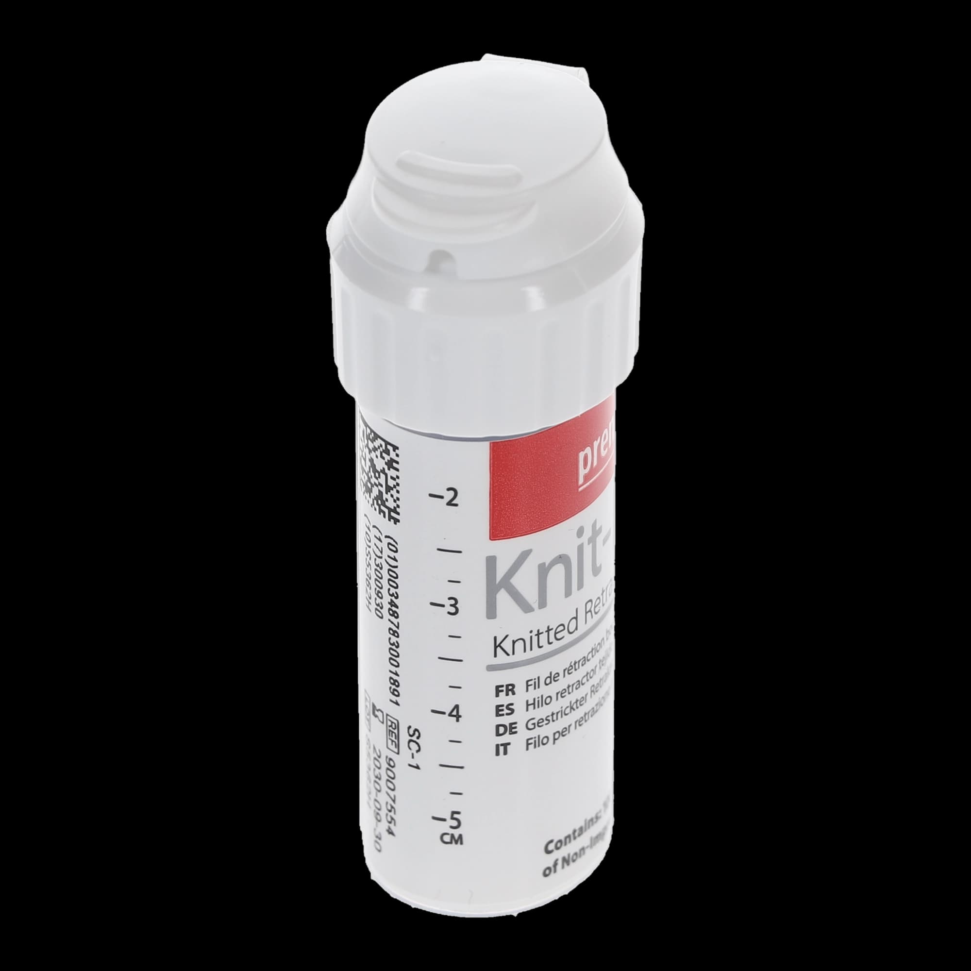 Knit-Pak Knitted Gingival Retraction Cord, Plain, Non-Impregnated, Size #1, Blue, 100", 1/Pk, 9007554 thumbnail 3