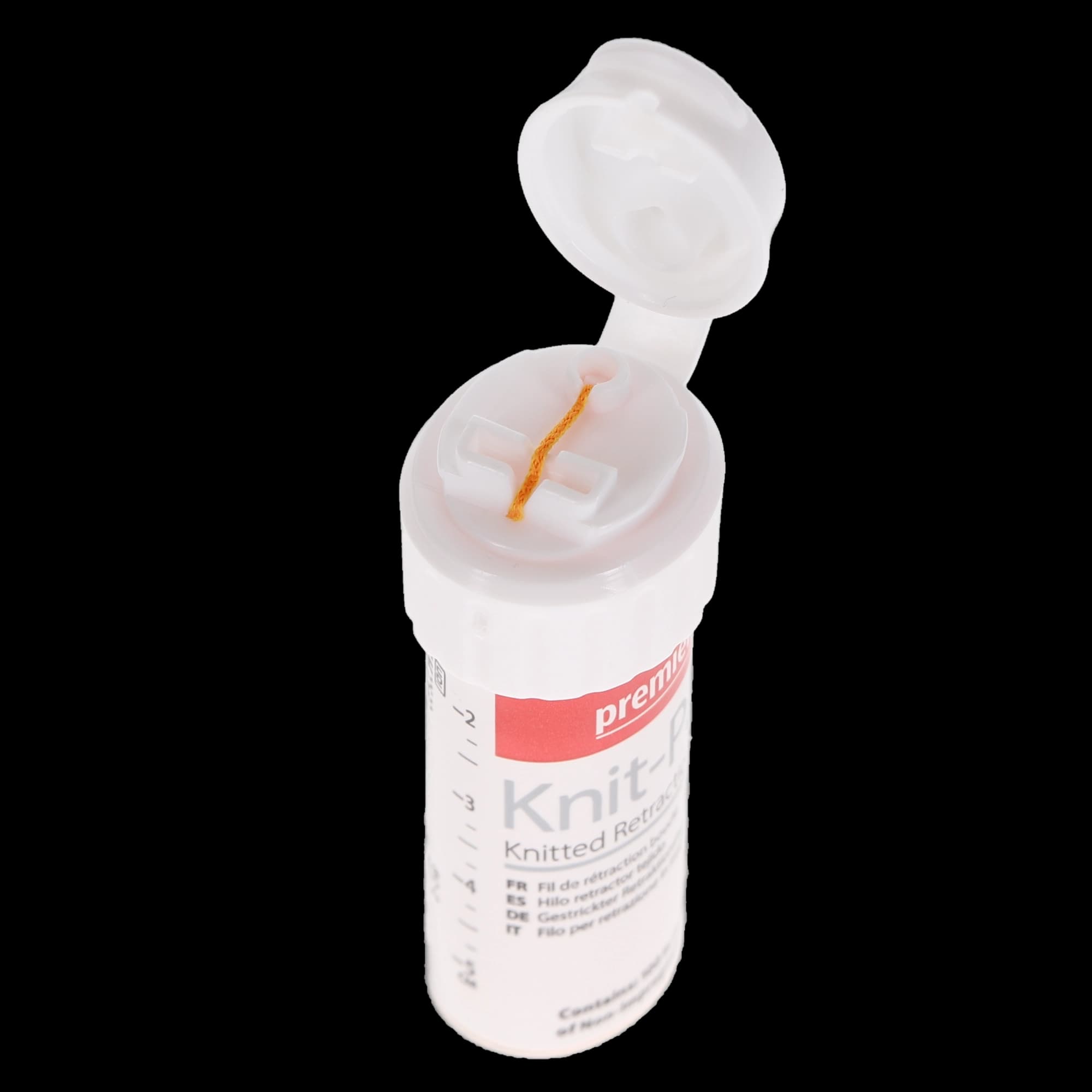 Knit-Pak Knitted Gingival Retraction Cord, Non-Impregnated, Plain, Size #2, Orange, 100" (254 cm), 9007555 thumbnail 5