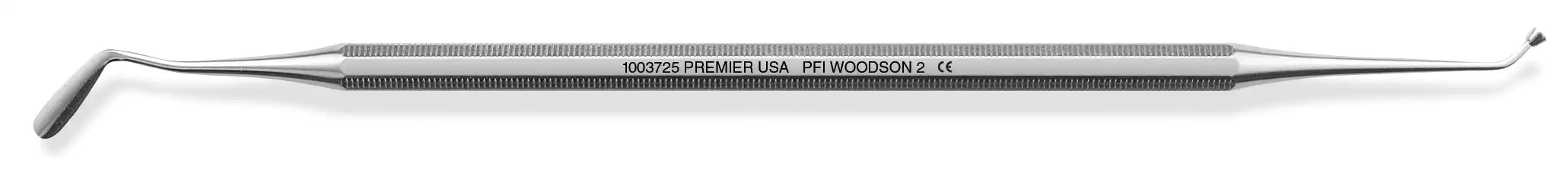 Premier Plastic Filling Instrument, Double-End, Woodson #2, Octagonal Handle, 1/Pk, 1003725 thumbnail 2
