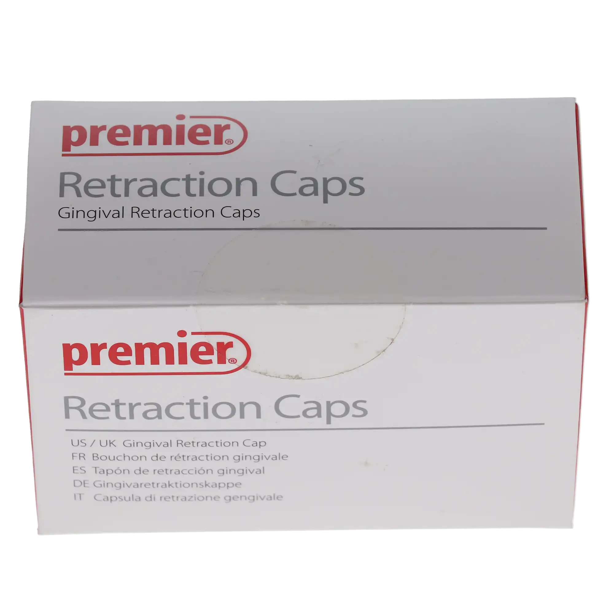 Premier Traxodent Retraction Caps, Size #3 Medium, Anatomic Formed Cotton, 120/Pk, 9048253 thumbnail 5