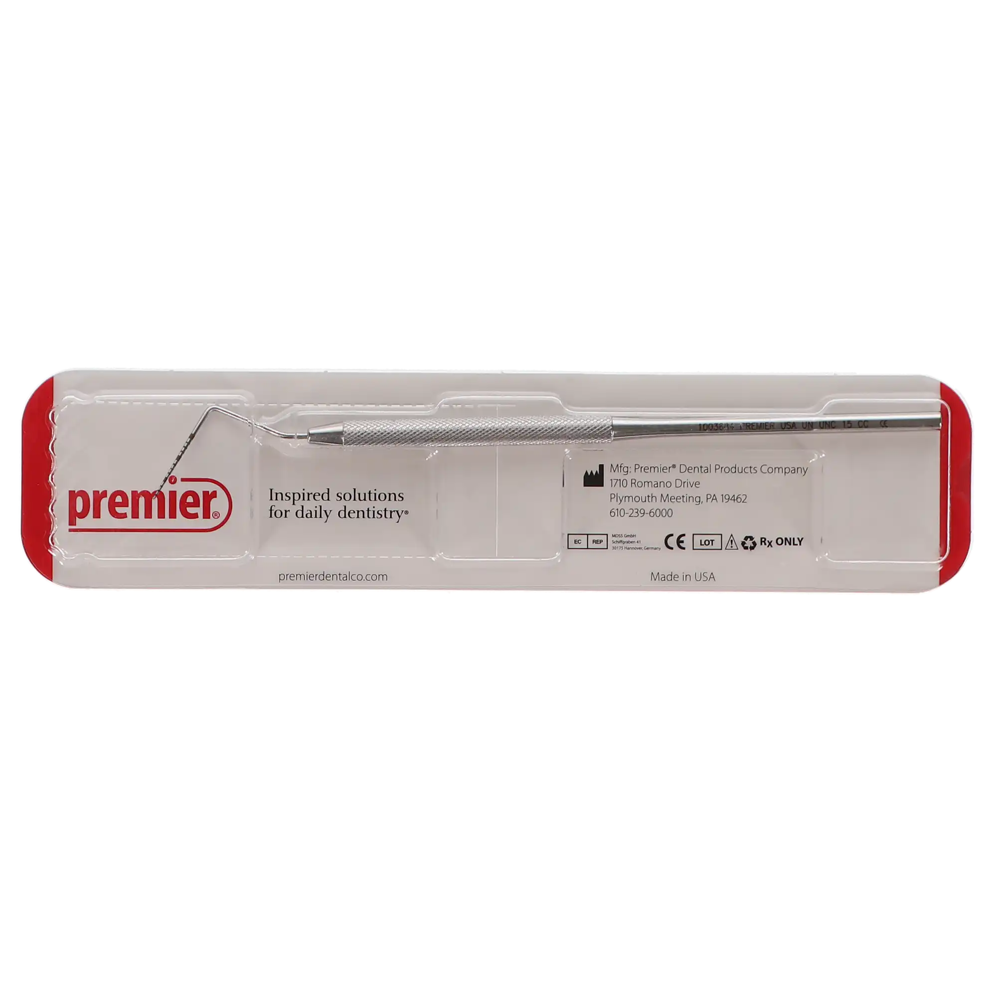 Premier PerioWise UNC 15 Color-Coded Periodontal Probe, Single End, Simple Stem Handle, 1/Pk, 1003684 thumbnail 5