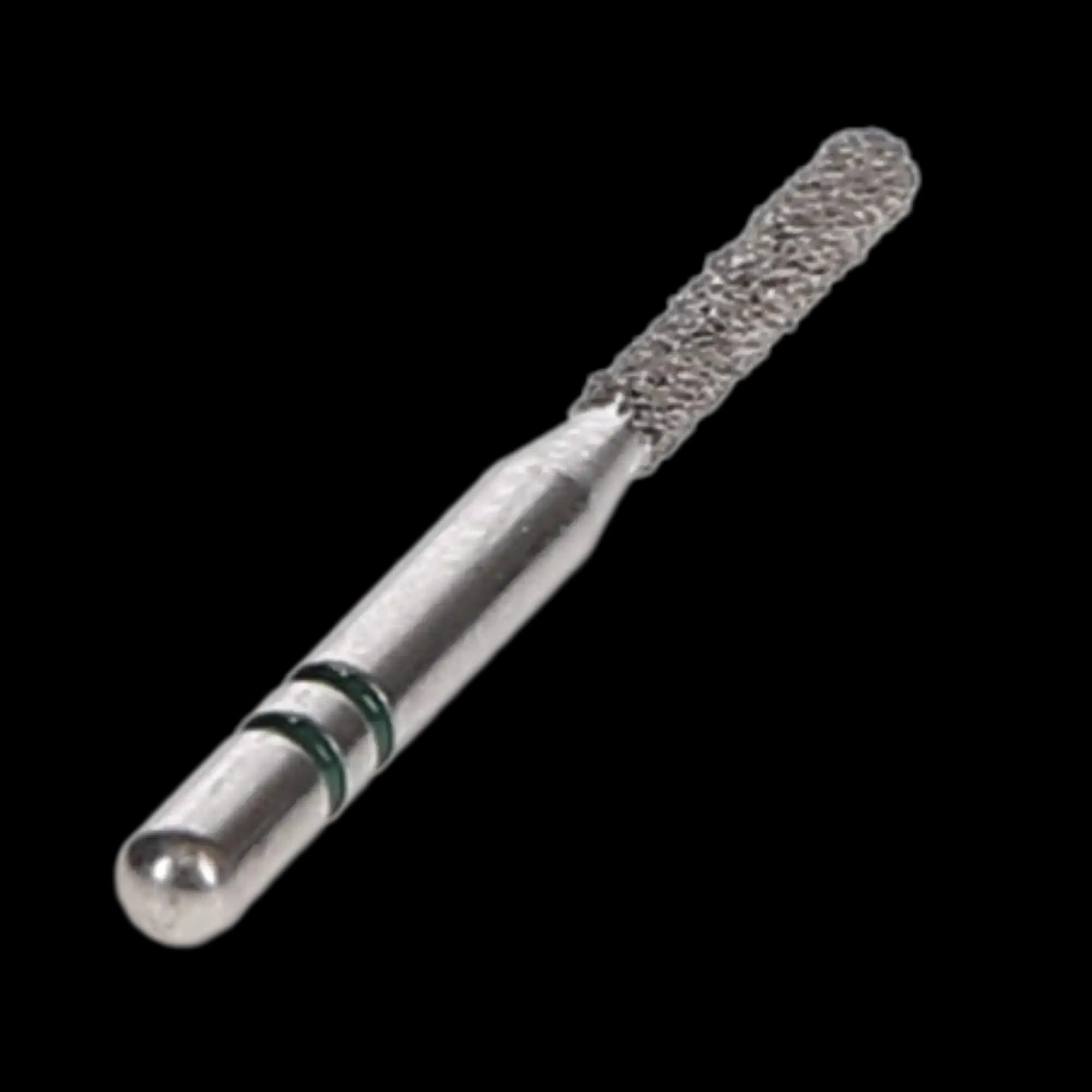 Two Striper Diamond Bur, FG, Flat-End Cylinder, #515.7C, 1.2 mm, Coarse, Green, 5/Pk, 2015277 thumbnail 3
