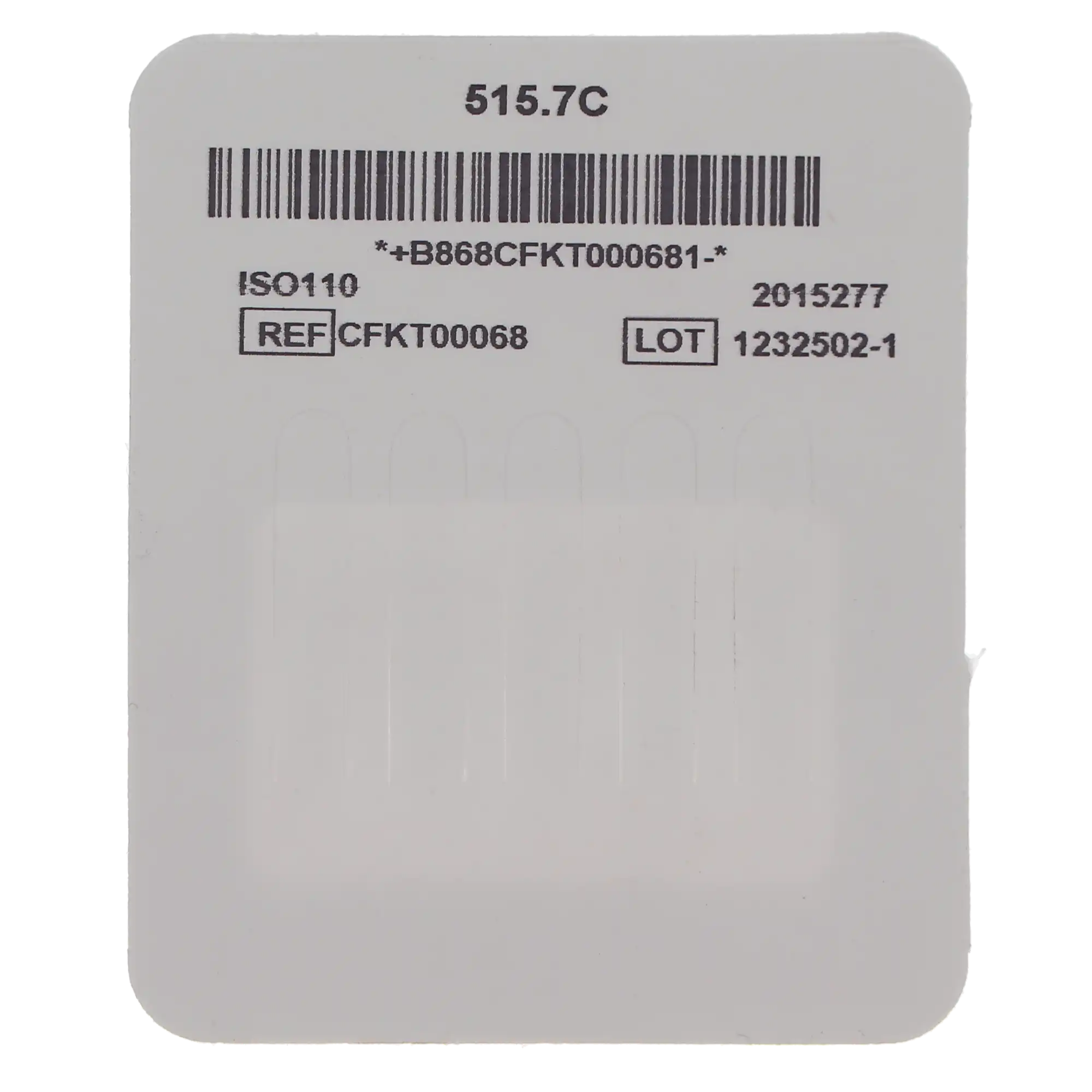 Two Striper Diamond Bur, FG, Flat-End Cylinder, #515.7C, 1.2 mm, Coarse, Green, 5/Pk, 2015277 thumbnail 4