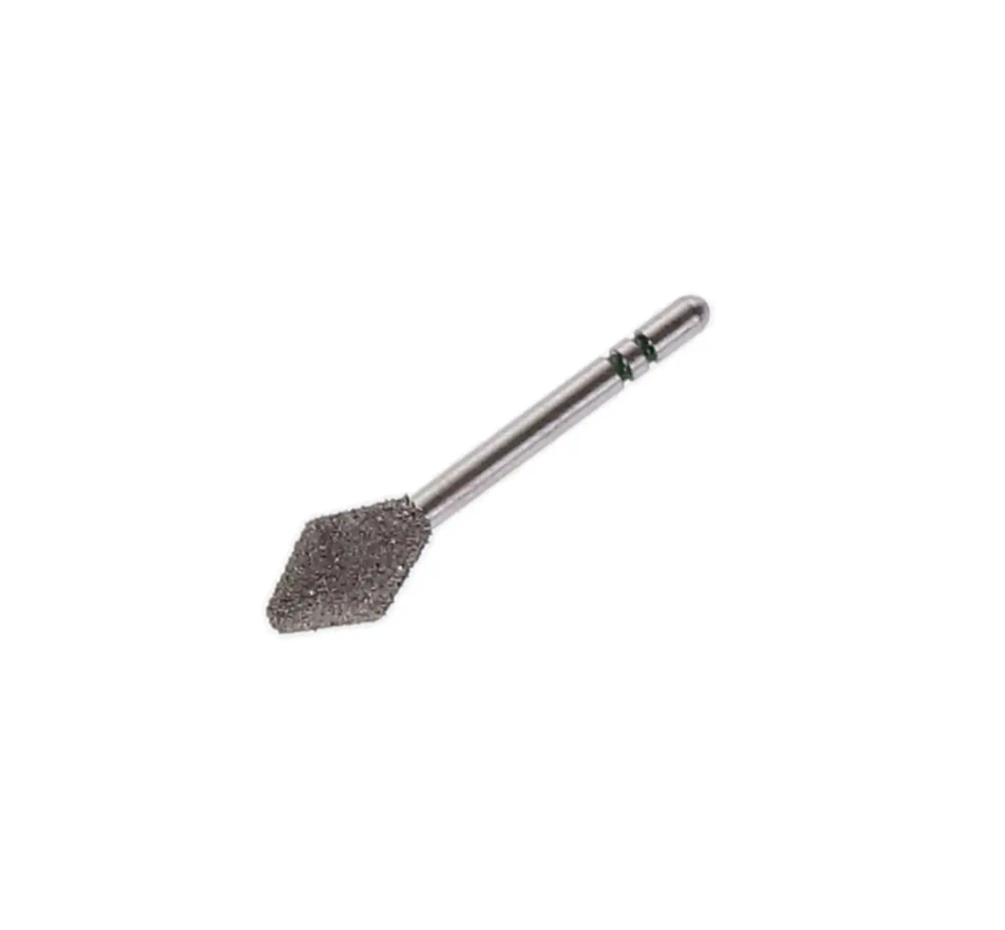 Two Striper Diamond Bur, FG, Barrel, #240, Coarse, Green, 4.8 mm Major/1.2 mm Minor Diameter, 5/Pk, 2015077 thumbnail 2