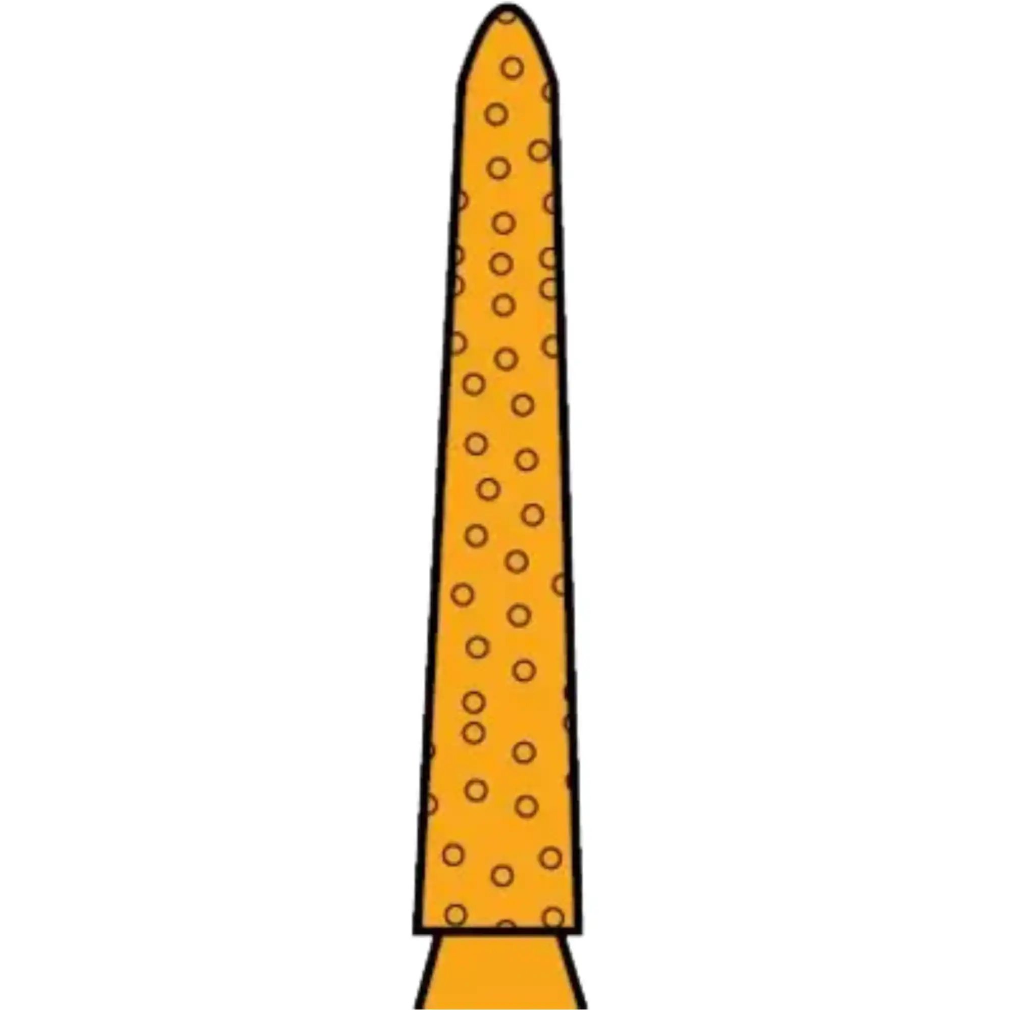Two Striper Gold-Plated Diamond Bur, FG, Curettage, 252.SB, 1.4 mm Major/0.4 mm Minor Diameter, 8 mm Length, Medium, Blue, 5/Pk, 2015605 thumbnail 2