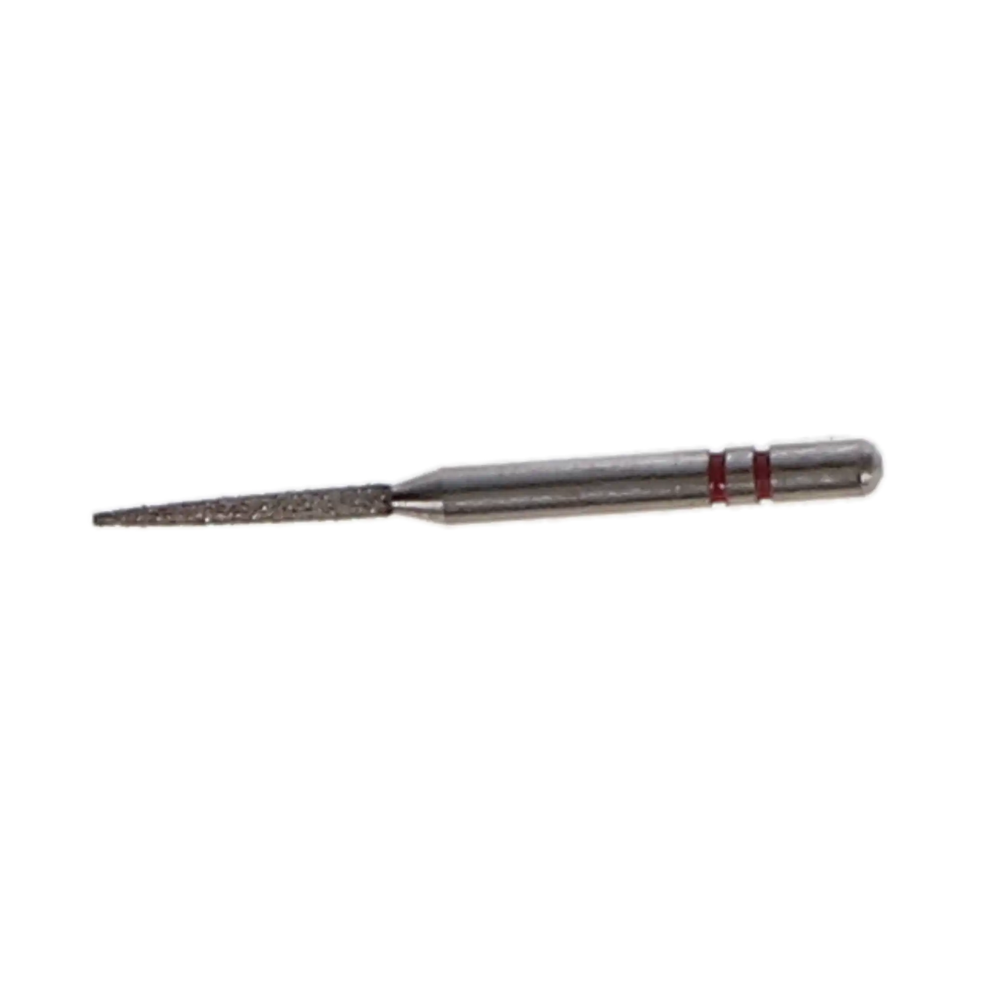 Two Striper Diamond Burs, FG, Flame, 261.8F, 1.1 mm Major/0.4 mm Minor Diameter, 8 mm Length, Fine, Red, 5/Pk, 2015154 thumbnail 6