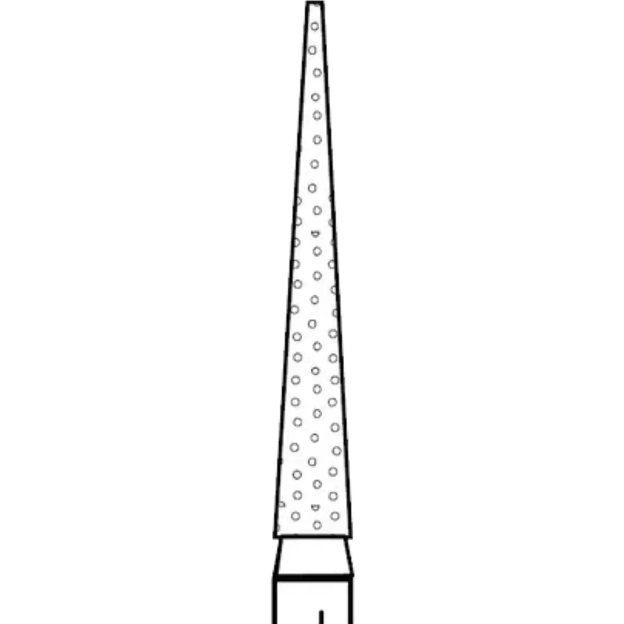 Two Striper Diamond Burs, FG, Flat-End Taper, 700.11F, 1.8 mm, Fine, Red, 5/Pk, 2015367 thumbnail 2