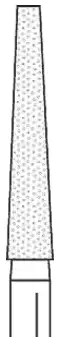 Two Striper Diamond Burs, FG, Flat-End Taper, 700.9C, 1.4 mm Major/0.6 mm Minor, Coarse, Green, 5/Pk, 2015335 - Two Striper Diamond Burs, FG, Flat-End Taper, 700.9, 1.4 mm, Coarse, Green, 5/Pk, 2015335 - Image 1