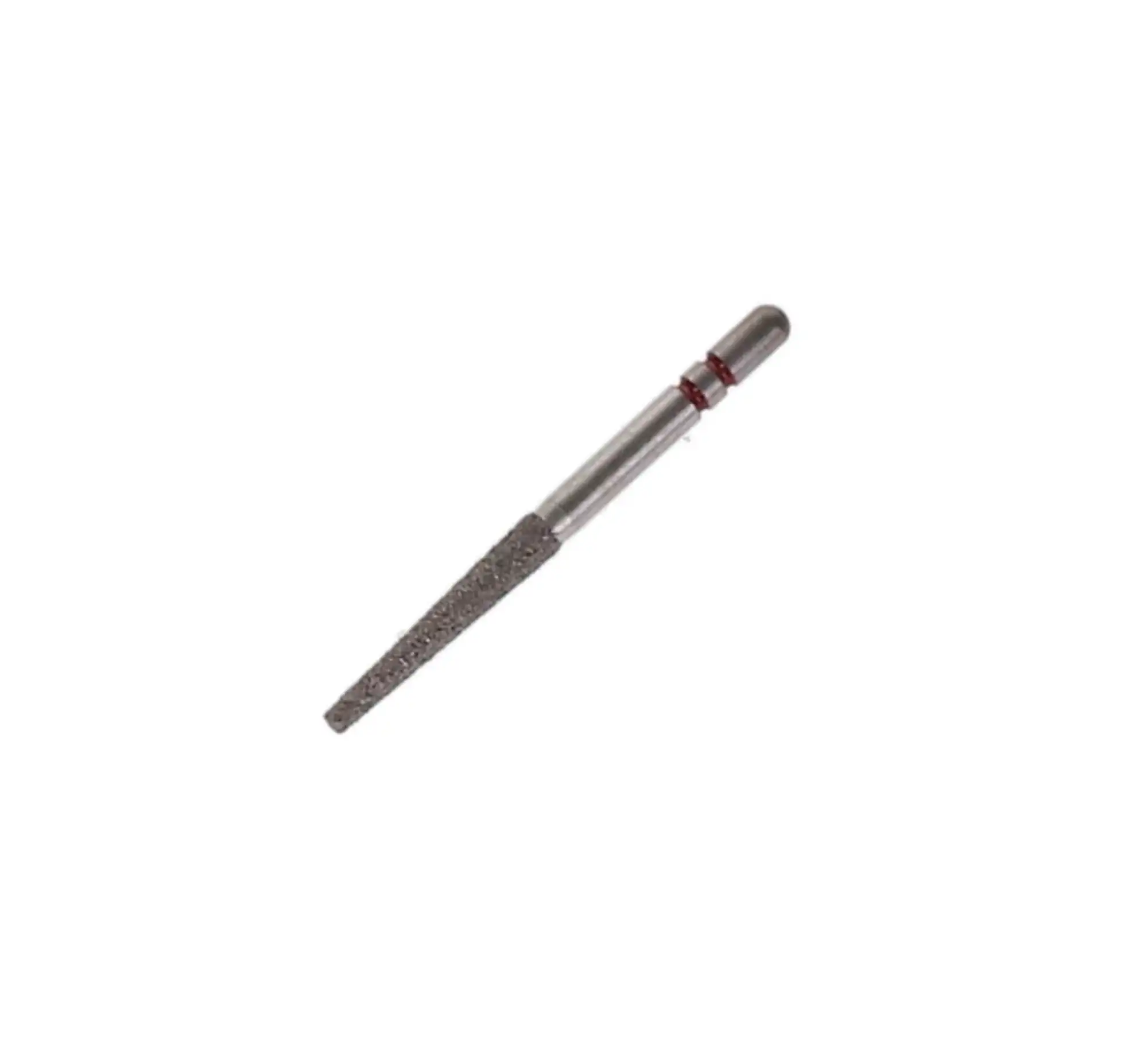 Two Striper Diamond Bur, FG, Flat-End Taper, 703.10F, 1.8 mm Major/1.1 mm Minor Diameter, Fine, Red, 5/Pk, 2015377 thumbnail 2