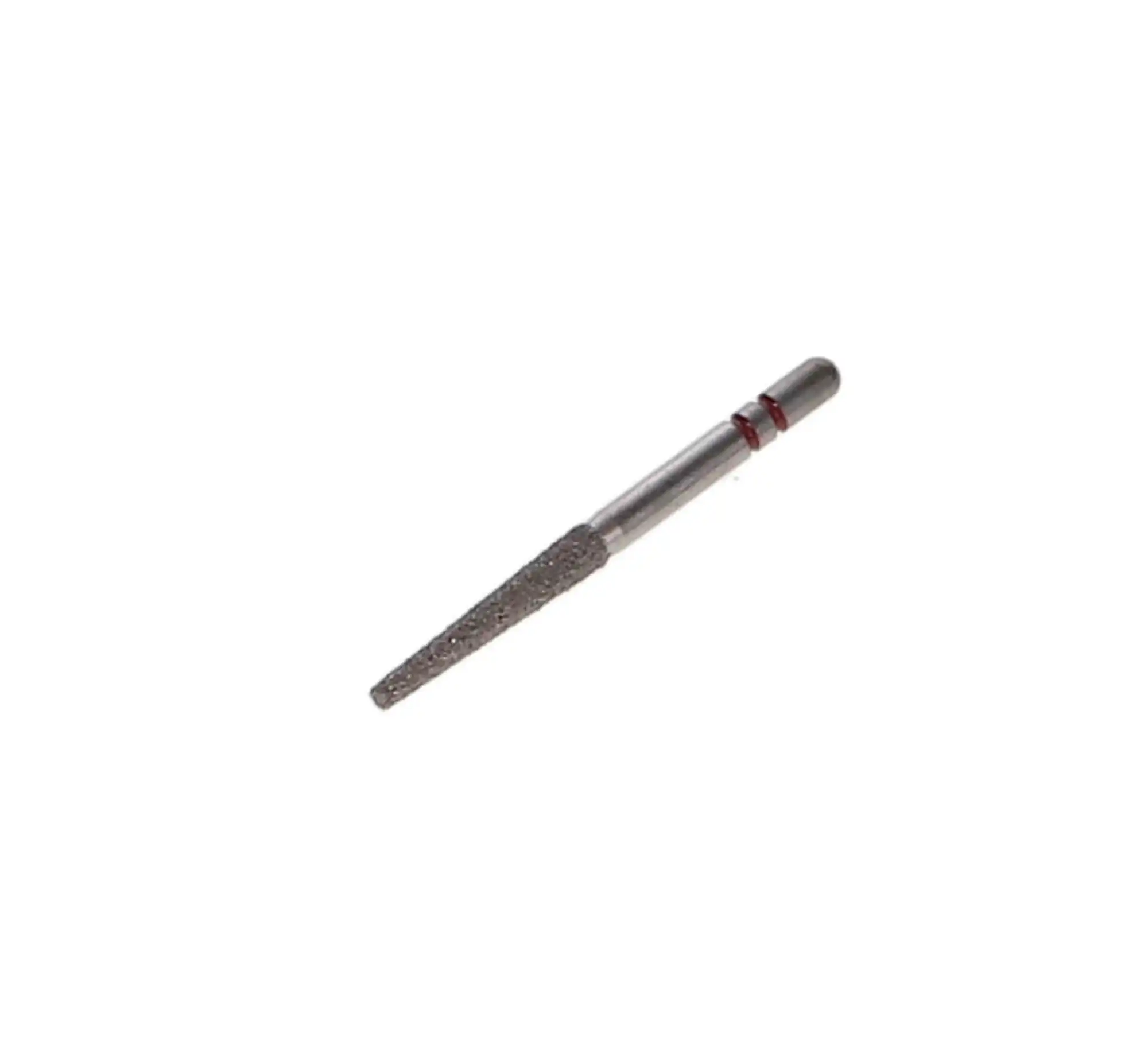Two Striper Diamond Bur, FG, Flat-End Taper, 703.10F, 1.8 mm Major/1.1 mm Minor Diameter, Fine, Red, 5/Pk, 2015377 thumbnail 3