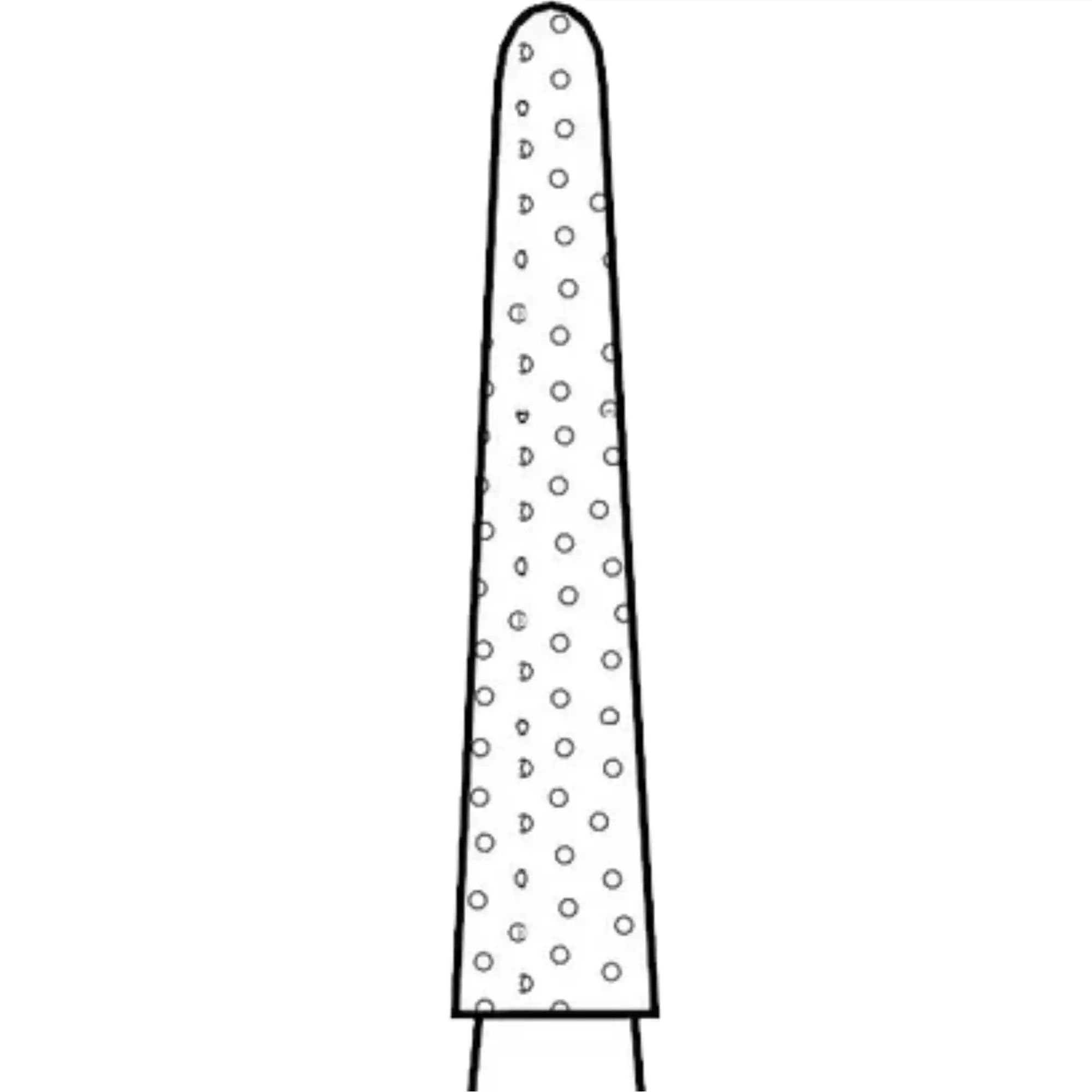 Two Striper Diamond Bur, FG, Round-End Taper, 767.9F, Fine, Red, 1.8 mm Major/0.9 mm Minor Diameter, 9 mm Length, 5/Pk, 2015485 thumbnail 2