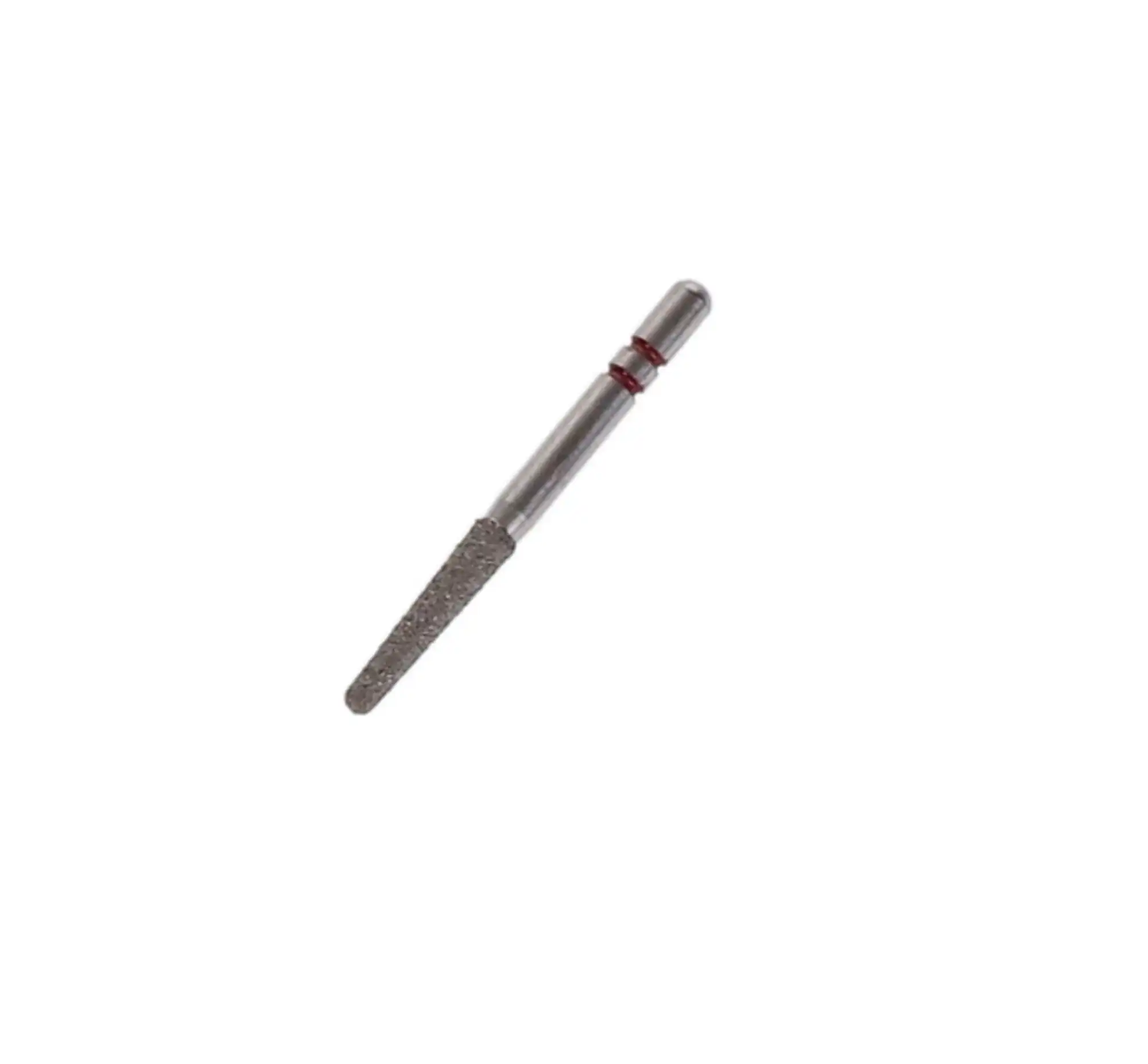 Two Striper Diamond Bur, FG, Round-End Taper, 770.8F, Fine, Red, 1.8 mm Major/1.3 mm Minor Diameter, 8 mm Head Length, 5/Pk, 2015487 thumbnail 2