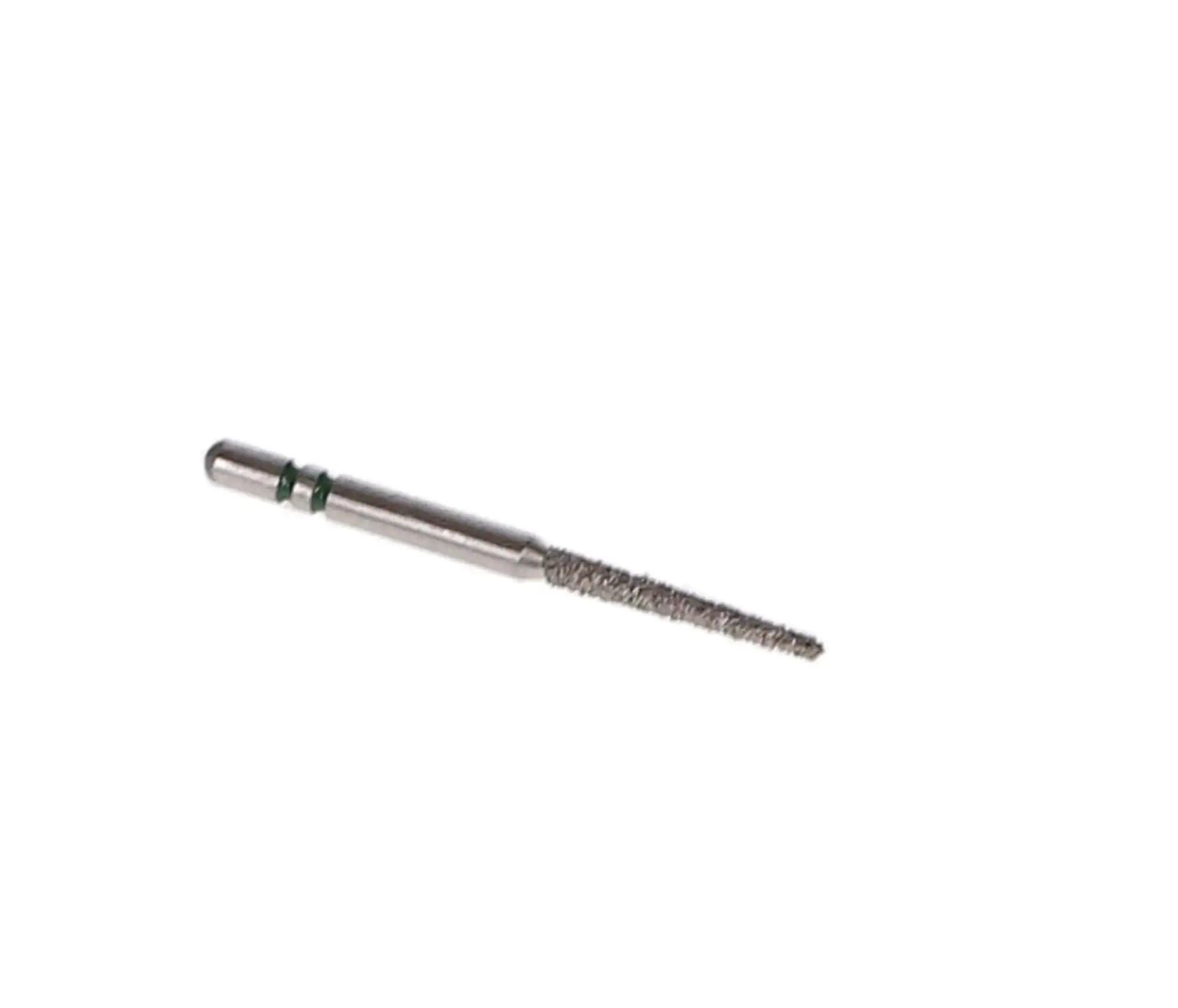 Two Striper Diamond Bur, FG, Round-End Taper, #781.10C, 1.3 mm Major/0.8 mm Minor Diameter, 10 mm Length, Coarse, Green, 5/Pk, 2015466 thumbnail 2