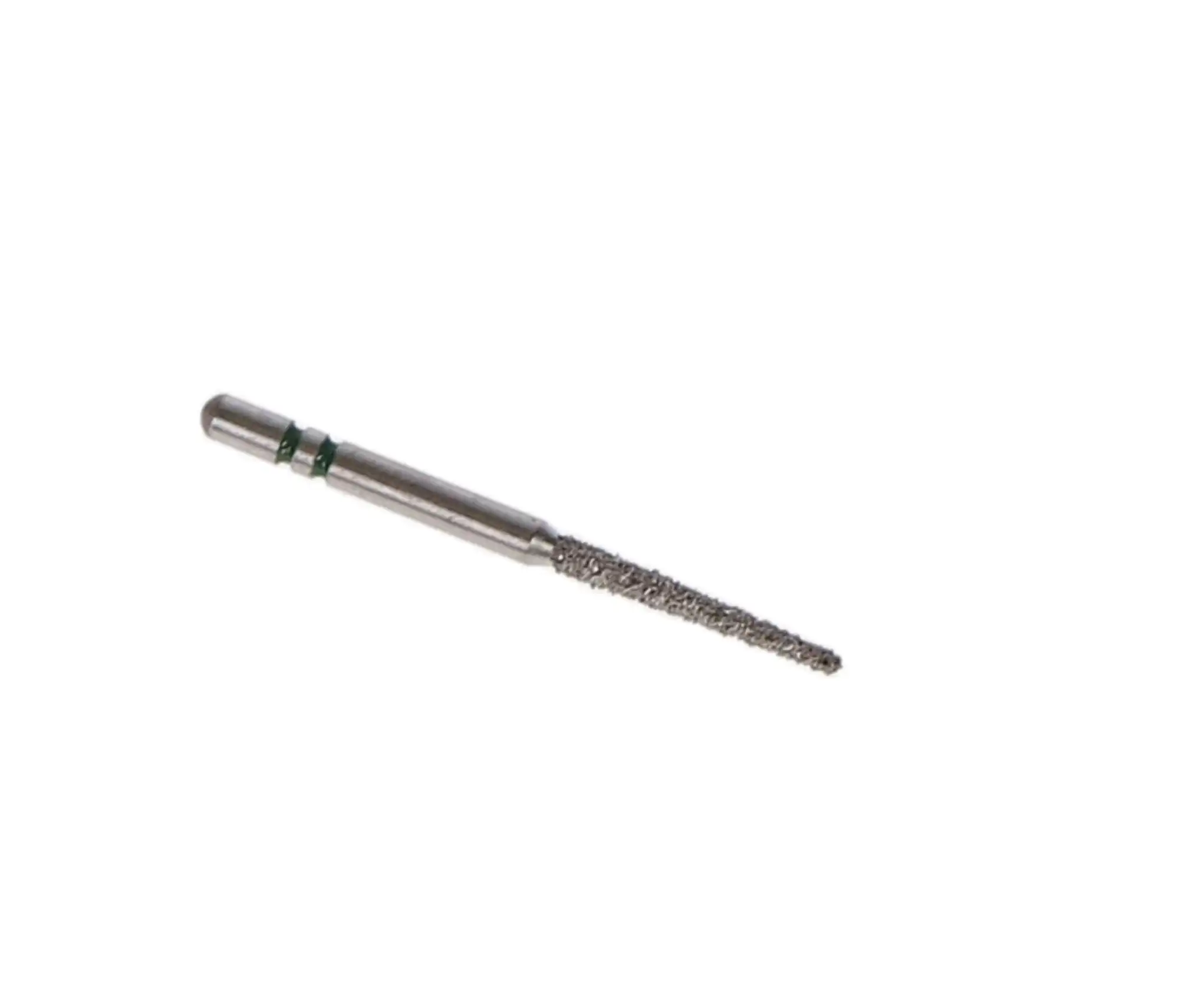 Two Striper Diamond Bur, FG, Round-End Taper, #781.10C, 1.3 mm Major/0.8 mm Minor Diameter, 10 mm Length, Coarse, Green, 5/Pk, 2015466 thumbnail 3