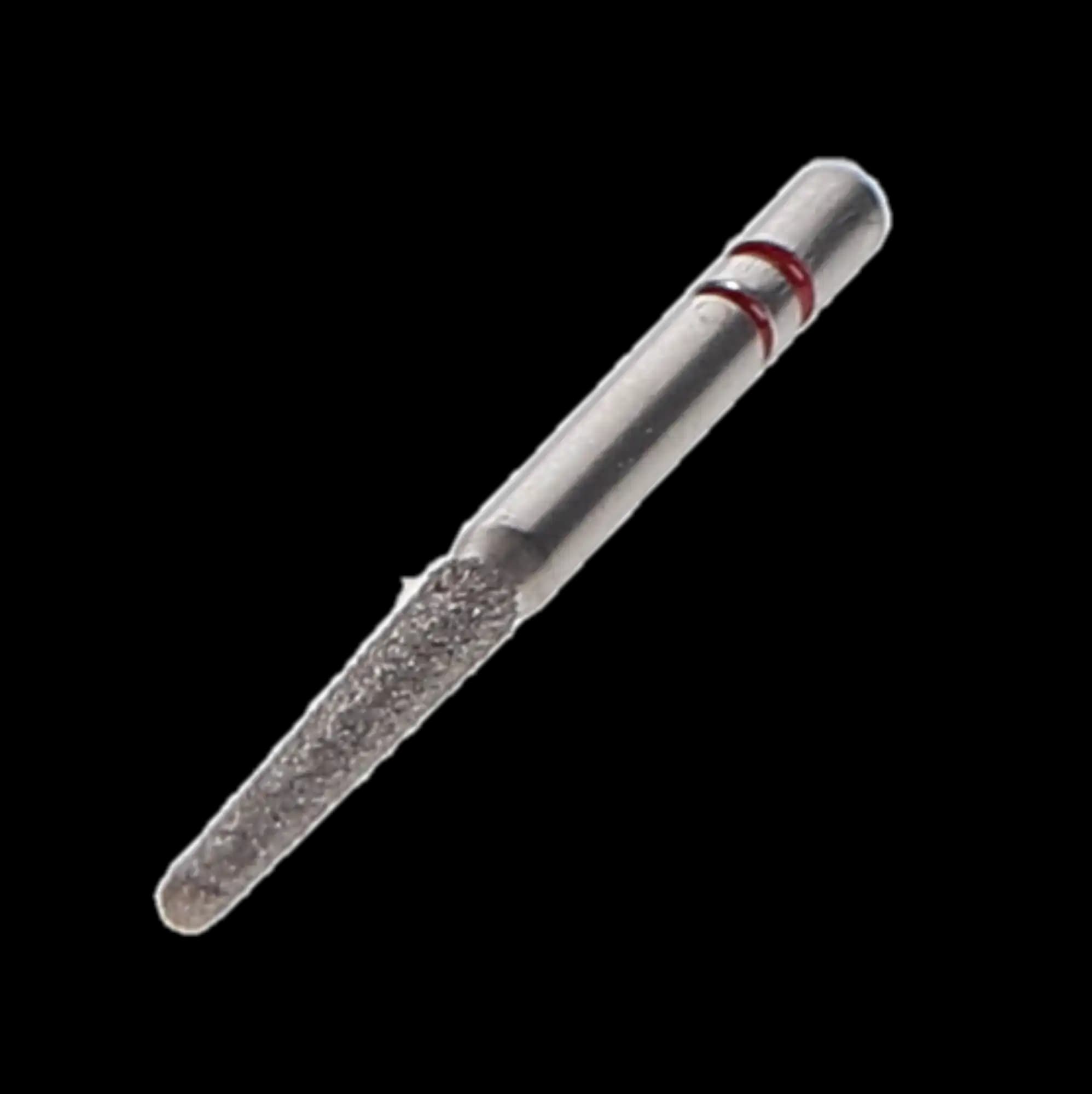 Two Striper Diamond Bur, FG, Round-End Taper, #782.10F, Fine, Red, 1.6 mm Major/1.1 mm Minor Diameter, 5/Pk, 2015435 thumbnail 2