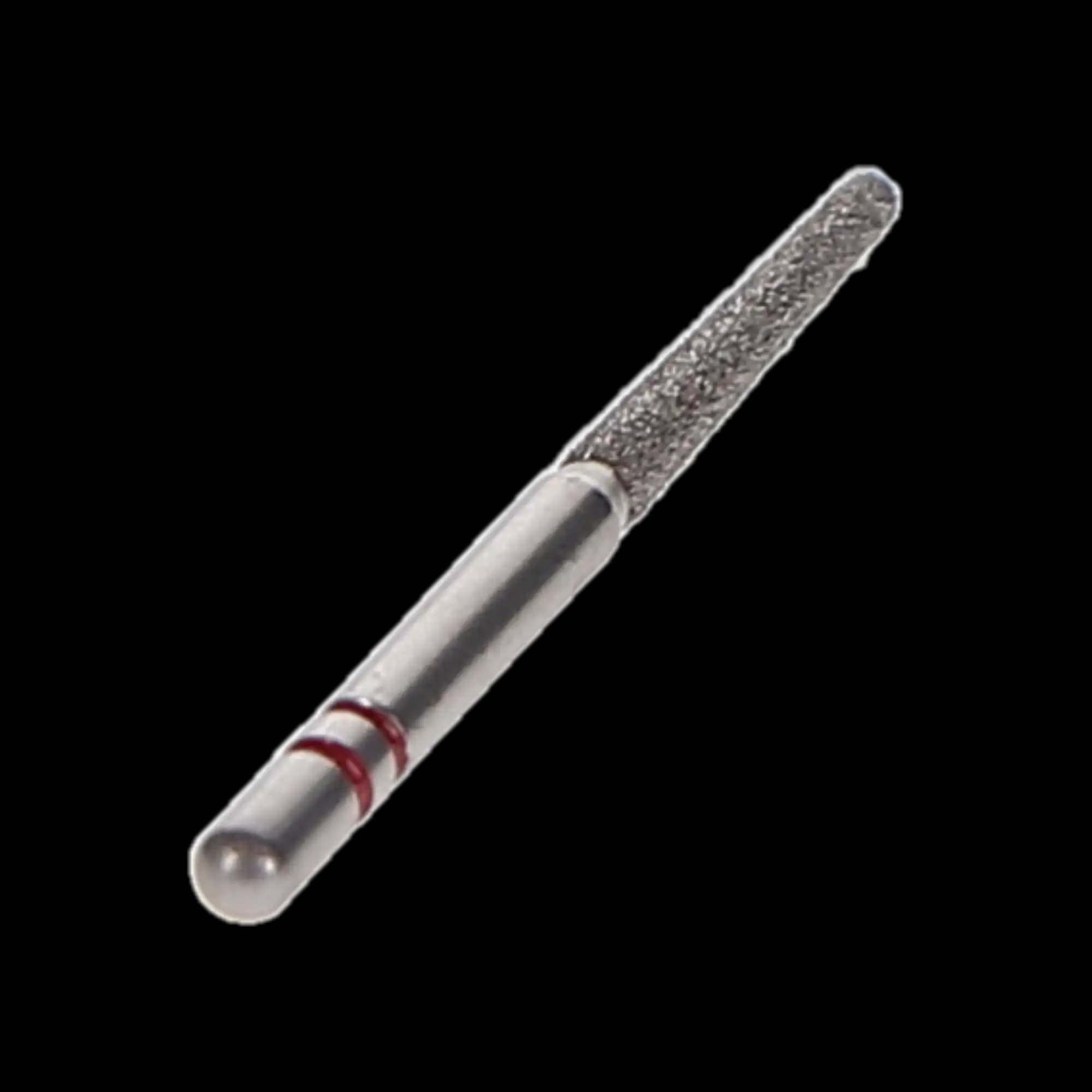 Two Striper Diamond Bur, FG, Round-End Taper, #782.10F, Fine, Red, 1.6 mm Major/1.1 mm Minor Diameter, 5/Pk, 2015435 thumbnail 3