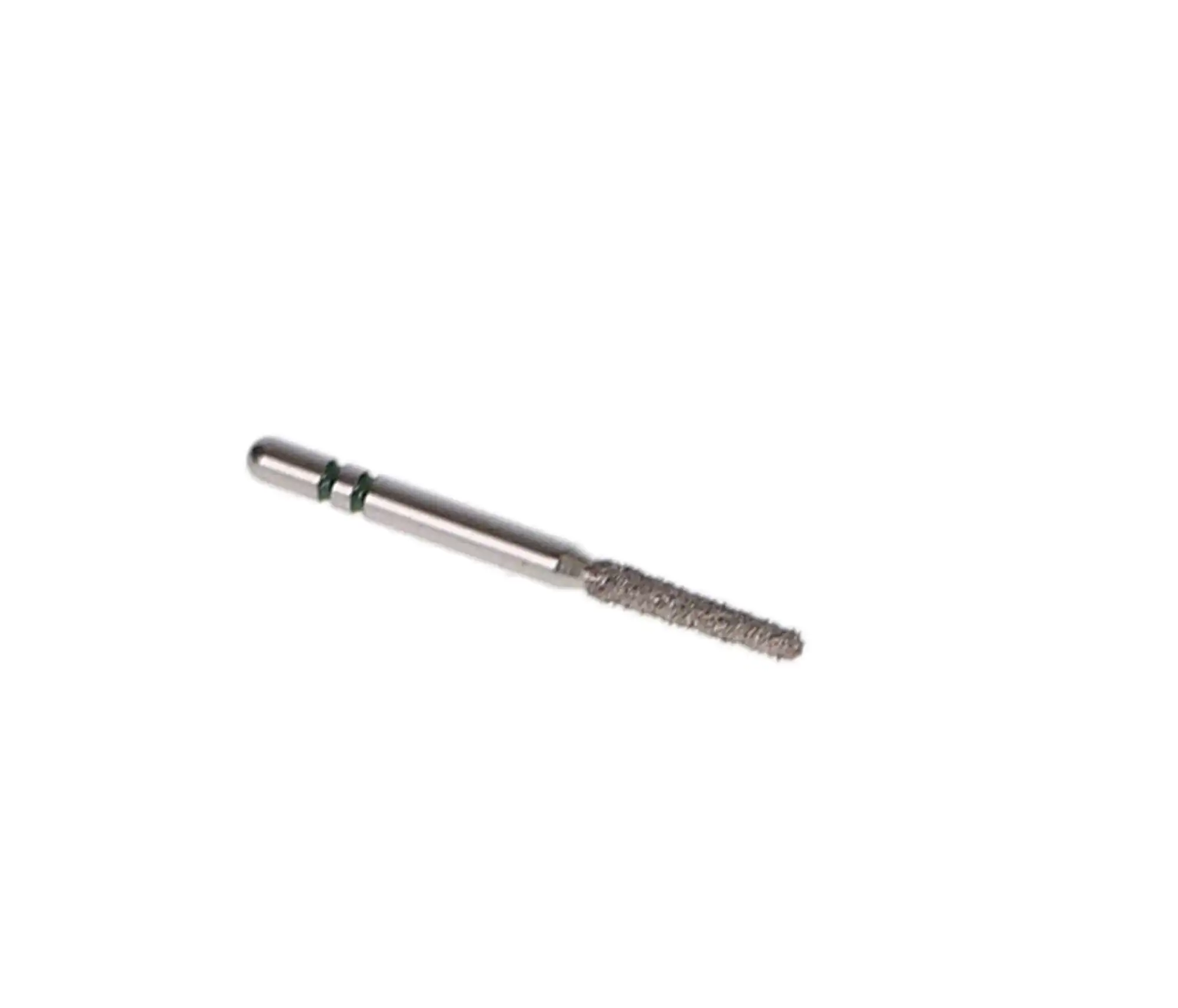 Two Striper Diamond Bur, FG, Round-End Taper, #782.8C, 1.5 mm Major/1.1 mm Minor Diameter, 8 mm Head Length, Coarse, Green, 5/Pk, 2015424 thumbnail 3