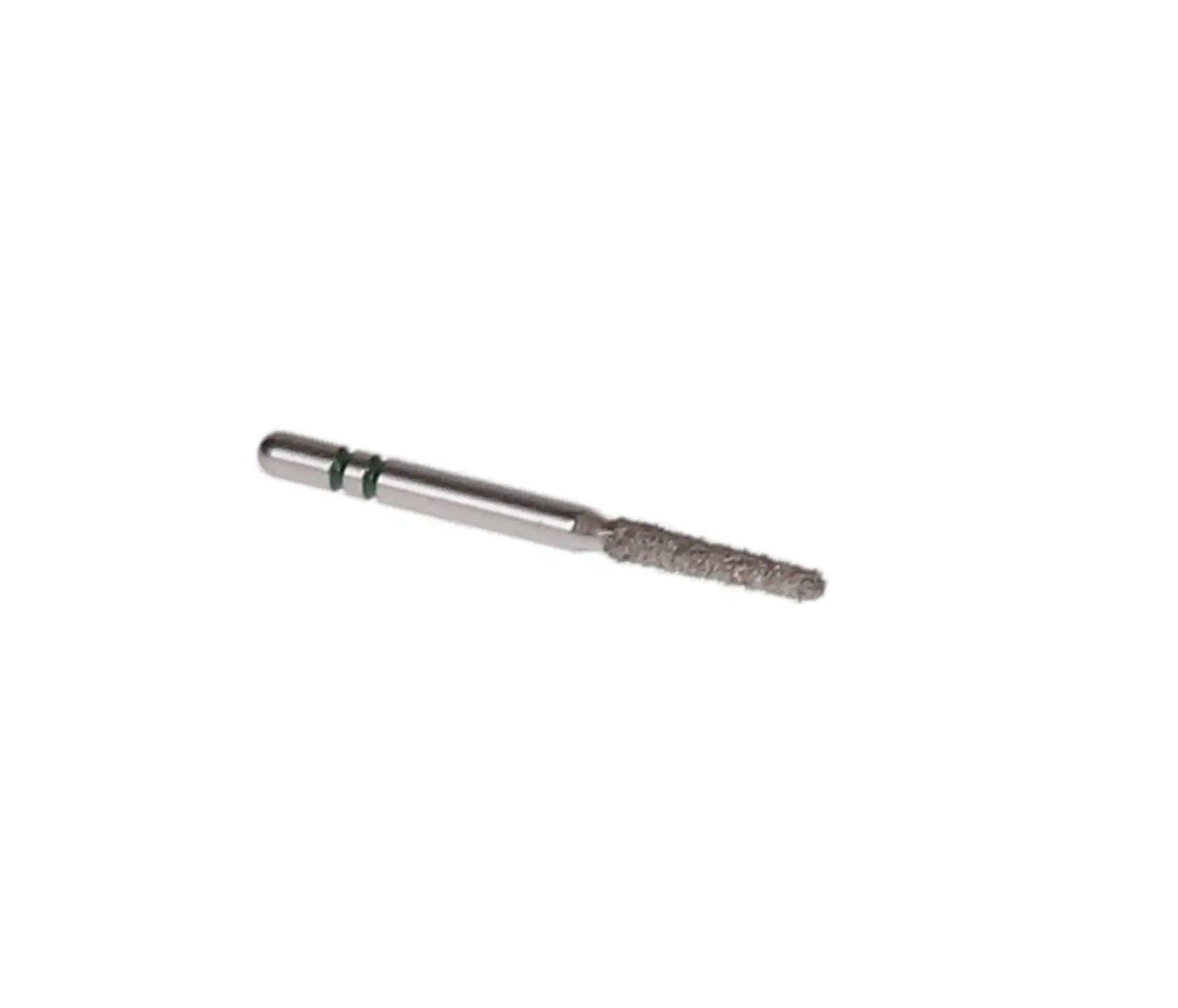 Two Striper Diamond Bur, FG, Round-End Taper, #782.8C, 1.5 mm Major/1.1 mm Minor Diameter, 8 mm Head Length, Coarse, Green, 5/Pk, 2015424 thumbnail 4