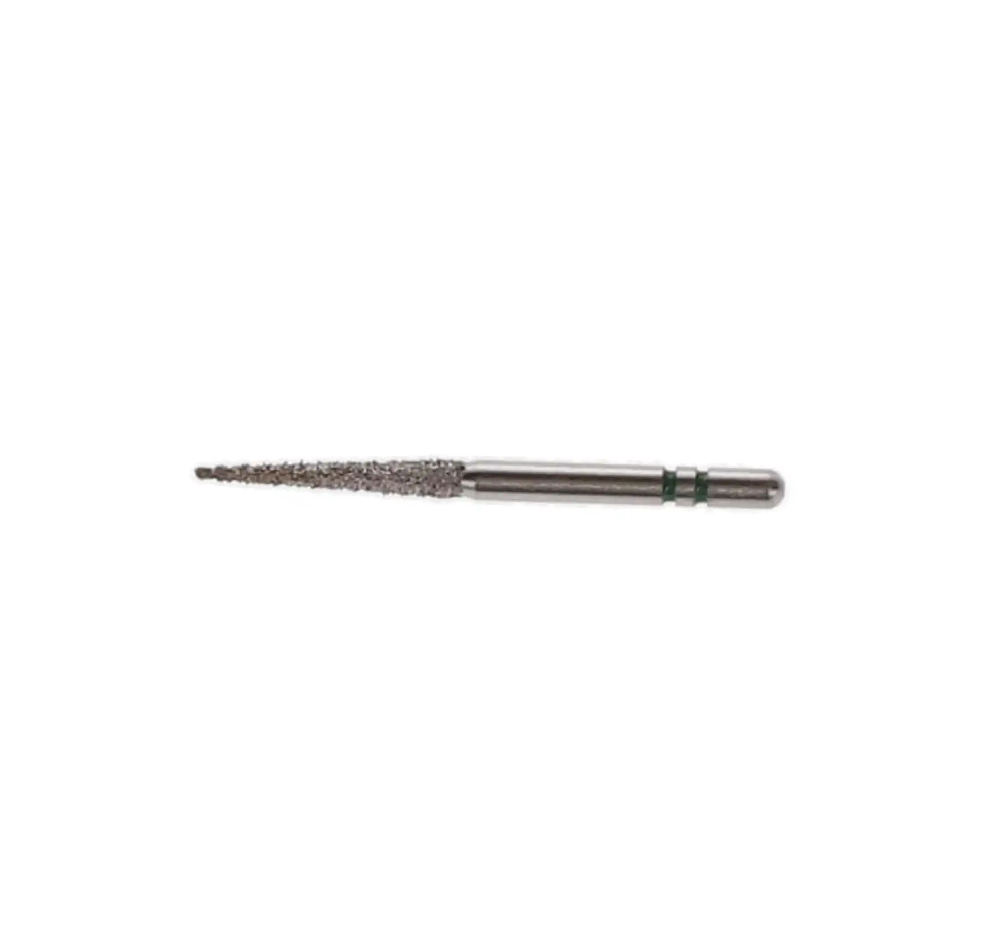 Two Striper Diamond Bur, FG, Flat-End Taper, #798.10C, 1.5 mm Major/0.5 mm Minor Diameter, 10 mm Length, Coarse, Green, 5/Pk, 2015442 thumbnail 3