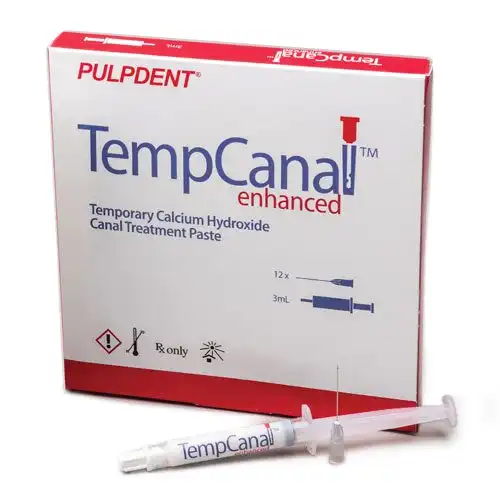 TempCanal Enhanced Calcium Hydroxide Canal Treatment Paste Kit, 3 ml Syringe with 12 Endodontic Irrigation Needles (27 Gauge x 1", 2-Side-Vent), TEK thumbnail 7