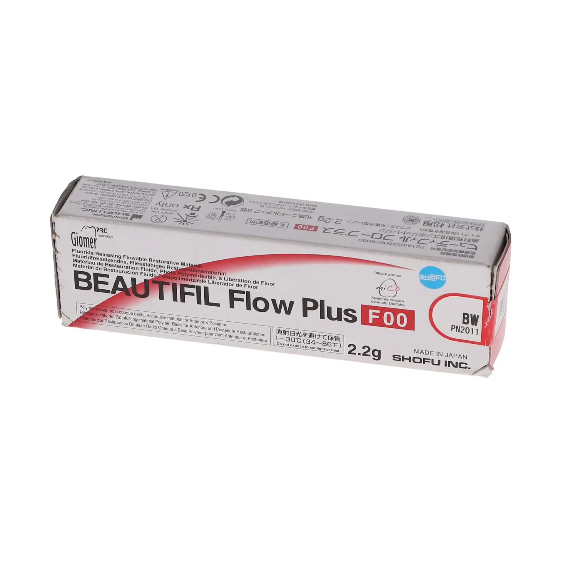 Beautifil Flow Plus F00 Zero Flow Hybrid Restorative, Bleach White (BW), 2.2 g Syringe Refill, 2011 thumbnail 12