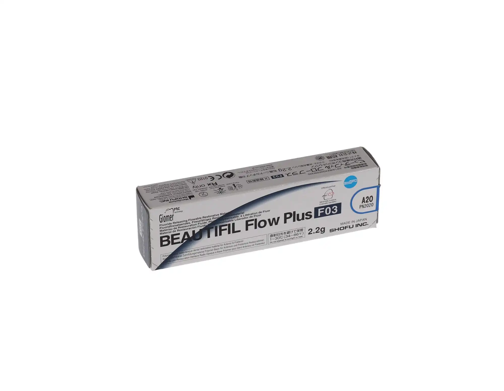 Beautifil Flow Plus Hybrid Composite, Light-Cure, Syringe Refill, F03 Low Flow, 2.2 g, A2O, 1/Pk, 2020 thumbnail 10