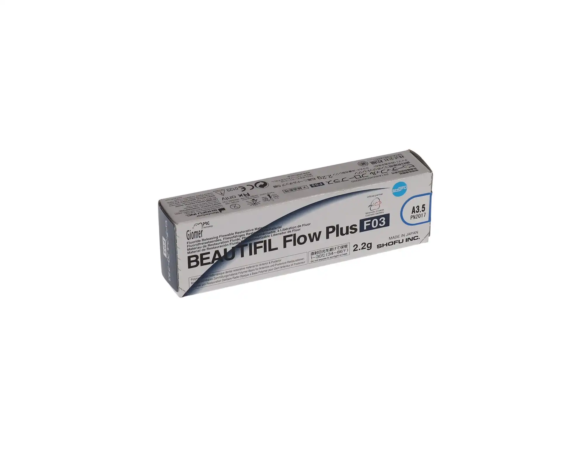 Beautifil Flow Plus F03 Low Flow Hybrid Restorative, A3.5, 2.2 g Syringe Refill, 2017 thumbnail 12