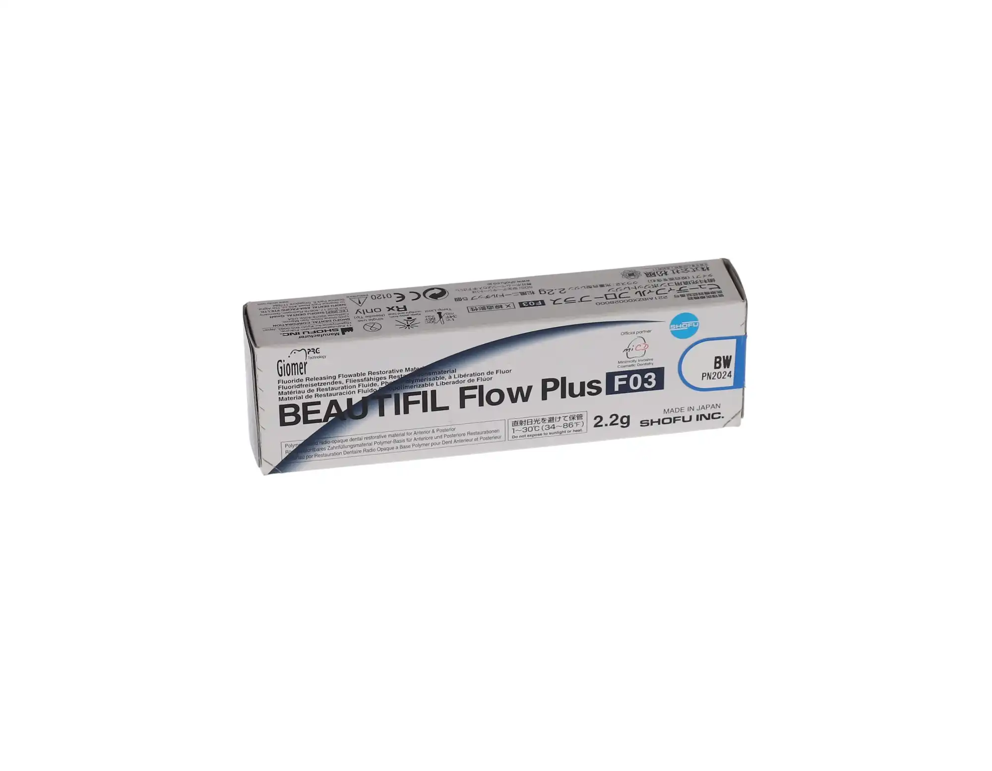 Beautifil Flow Plus F03 Low Flow Hybrid Restorative Composite, Bleach White (BW), 2.2 g Syringe Refill, 2024 thumbnail 11