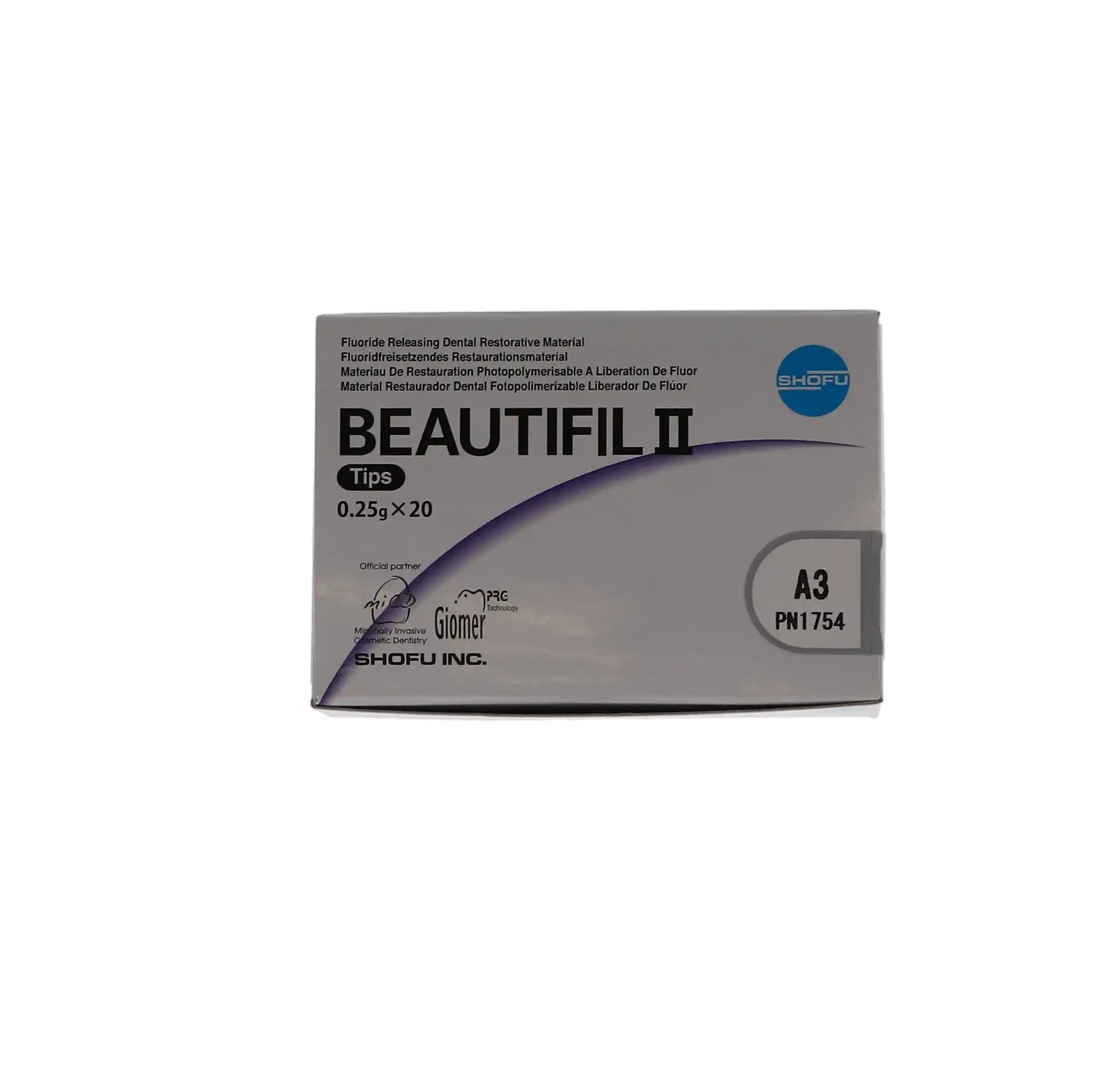 Beautifil II Universal Nano-Hybrid Giomer Composite, Light-Cure, A3, 0.25 g Compule Tips, 20/Pk, 1754 thumbnail 7