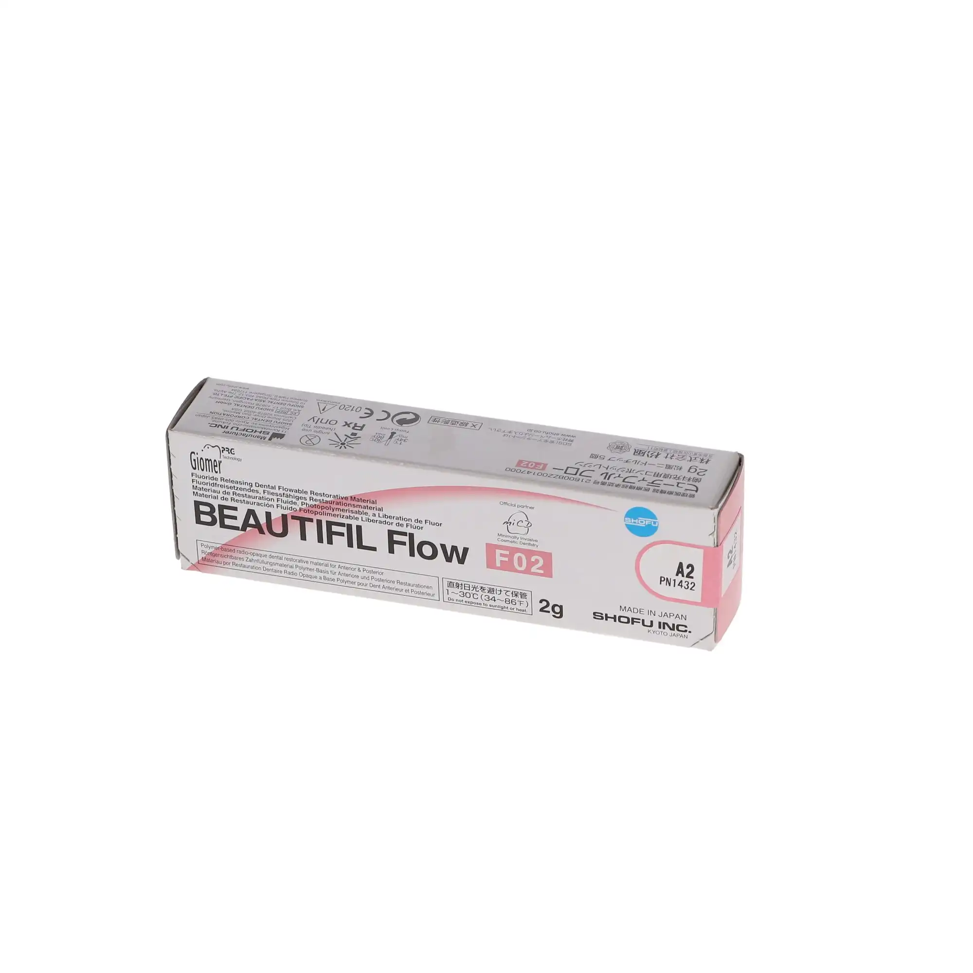 Beautifil Flow F02 Low Flow Flowable Composite, A2, 2 g Syringe with 5 Needle Tips, 1432 thumbnail 11