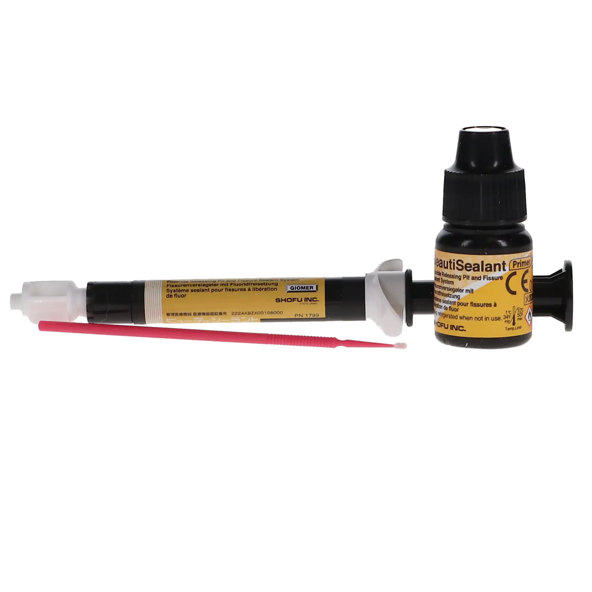 BeautiSealant Fluoride Releasing Pit & Fissure Sealant System Set, 1.2 g Paste + 3 mL Primer, 1798 thumbnail 2