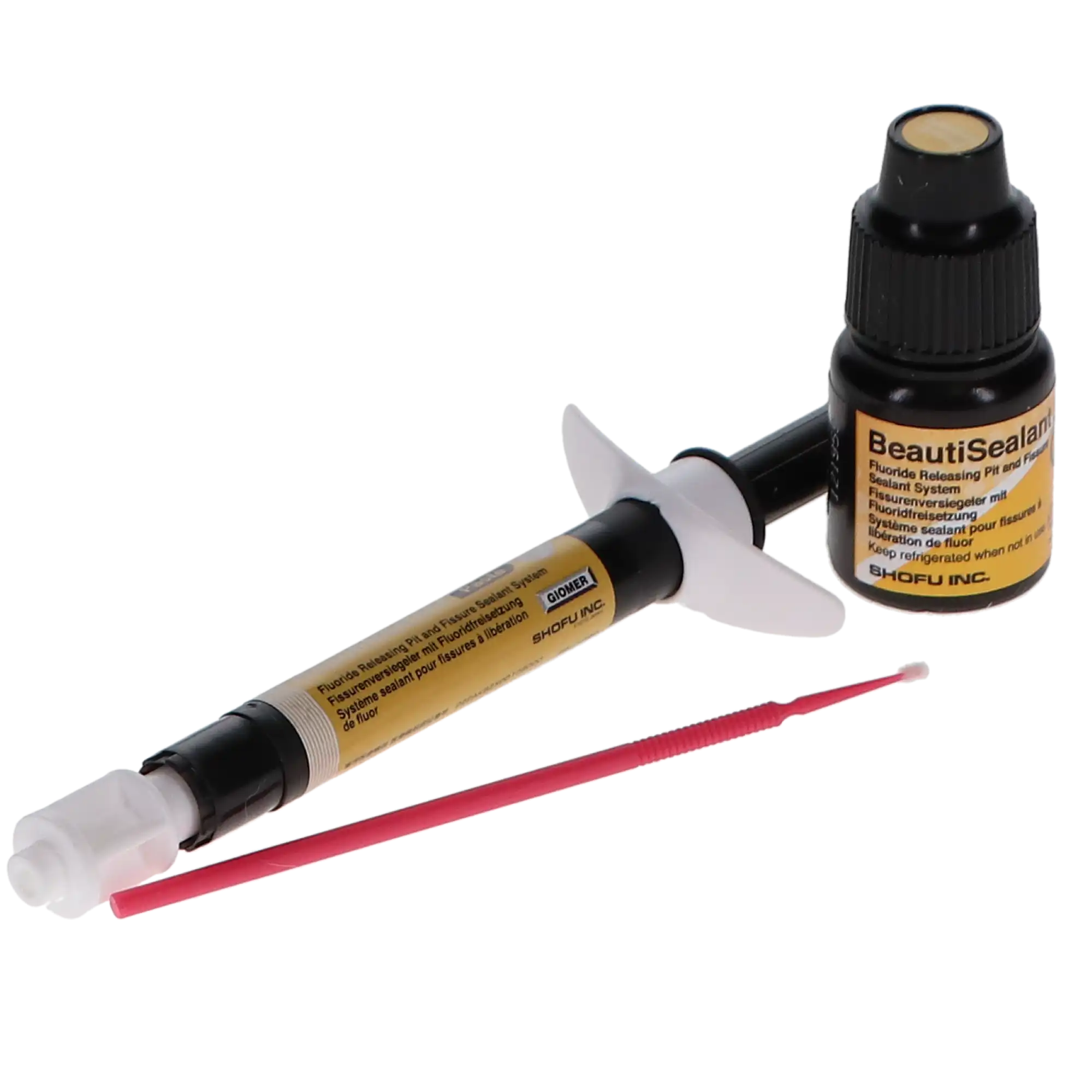 BeautiSealant Fluoride Releasing Pit & Fissure Sealant System Set, 1.2 g Paste + 3 mL Primer, 1798 thumbnail 4